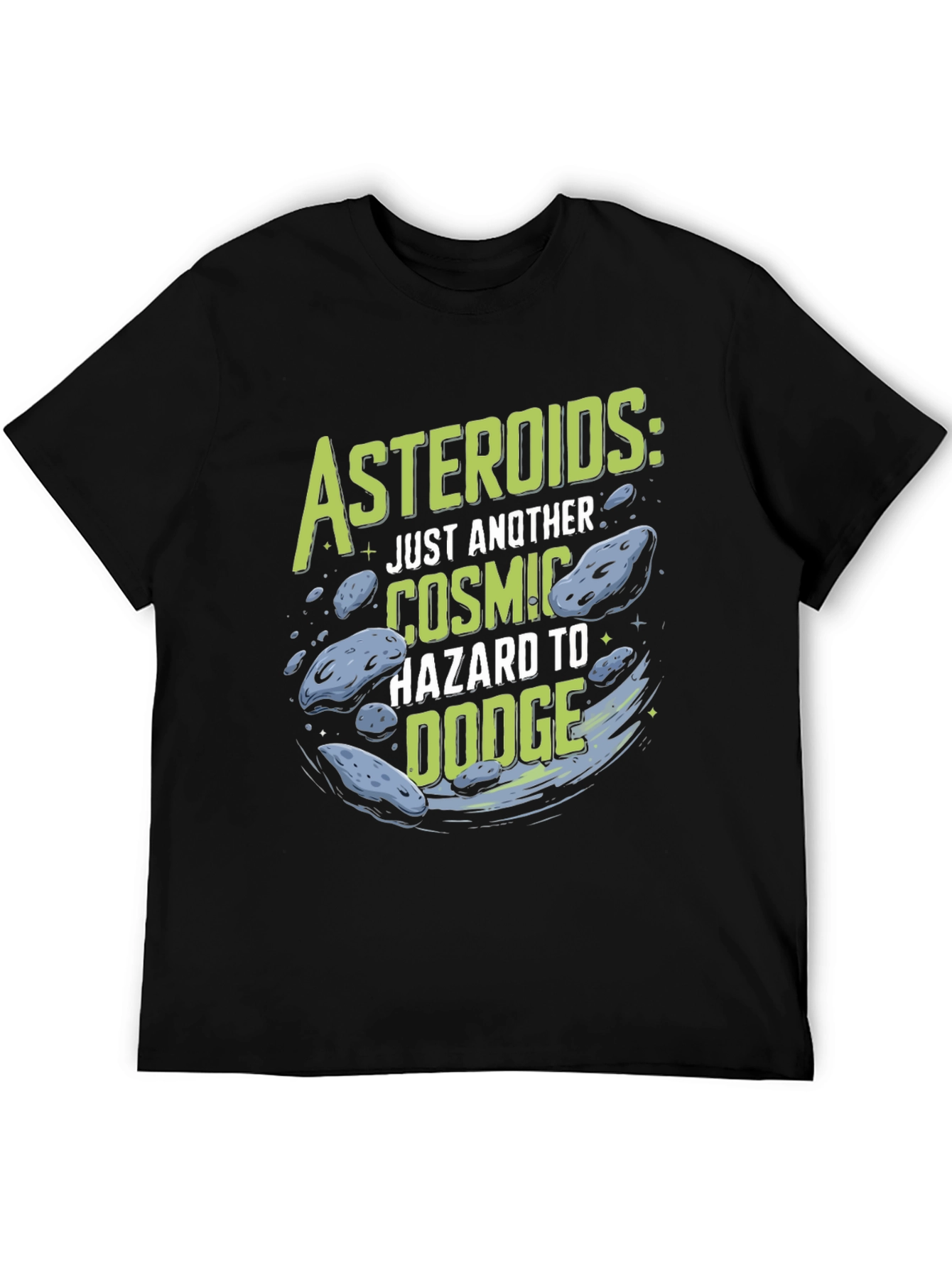 Asteroids Graphic T-Shirt: Cosmic Hazard Tee