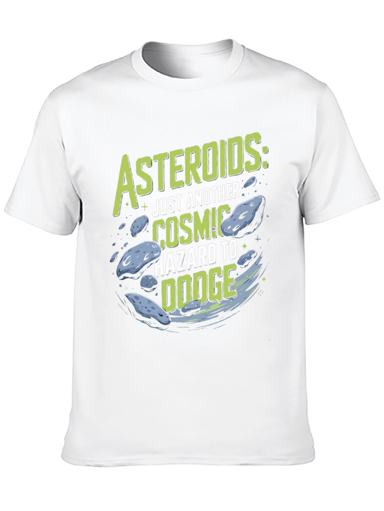 Asteroids Graphic T-Shirt: Cosmic Hazard Tee
