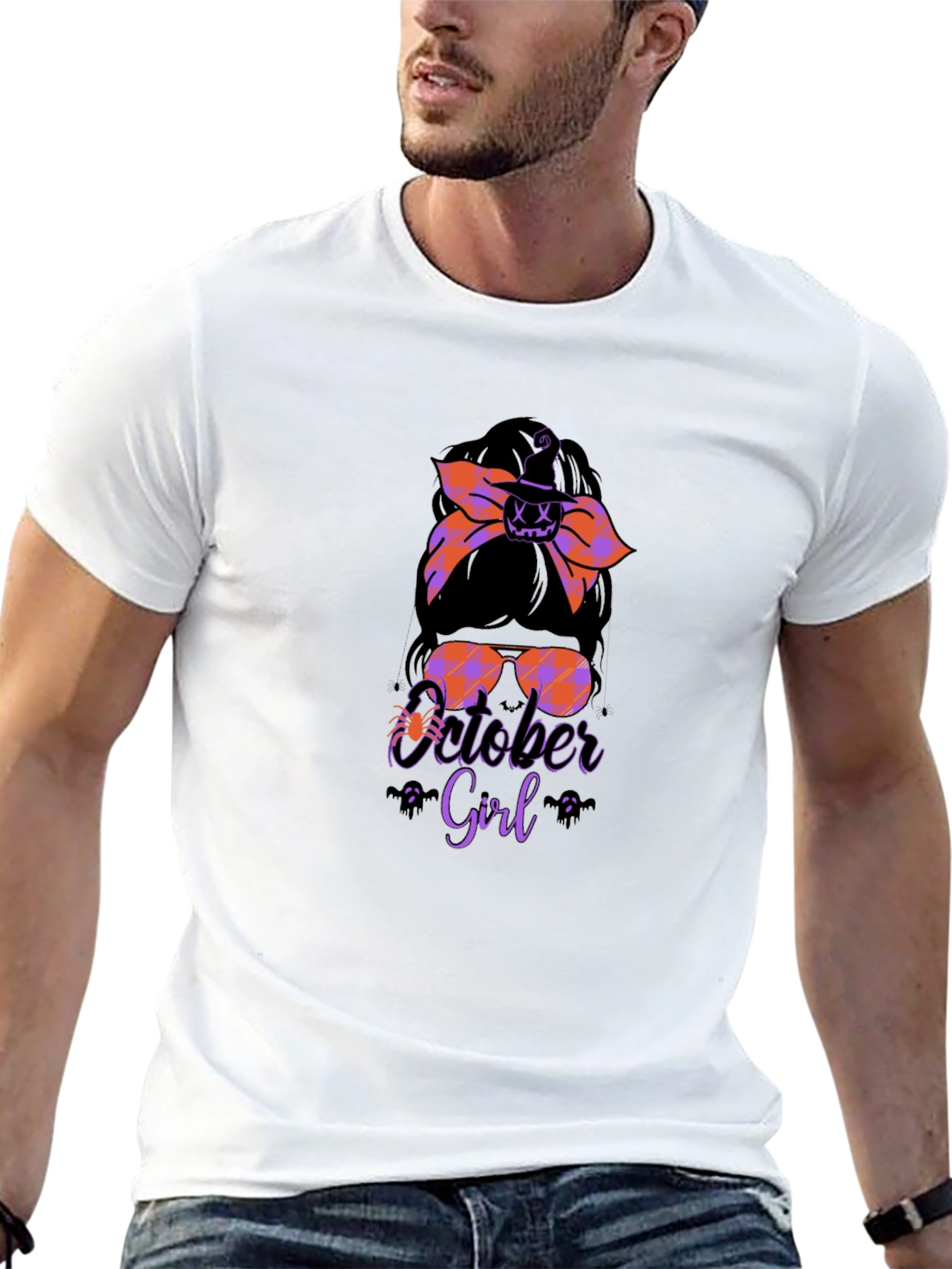 October Girl Halloween T-Shirt - Spooky Season