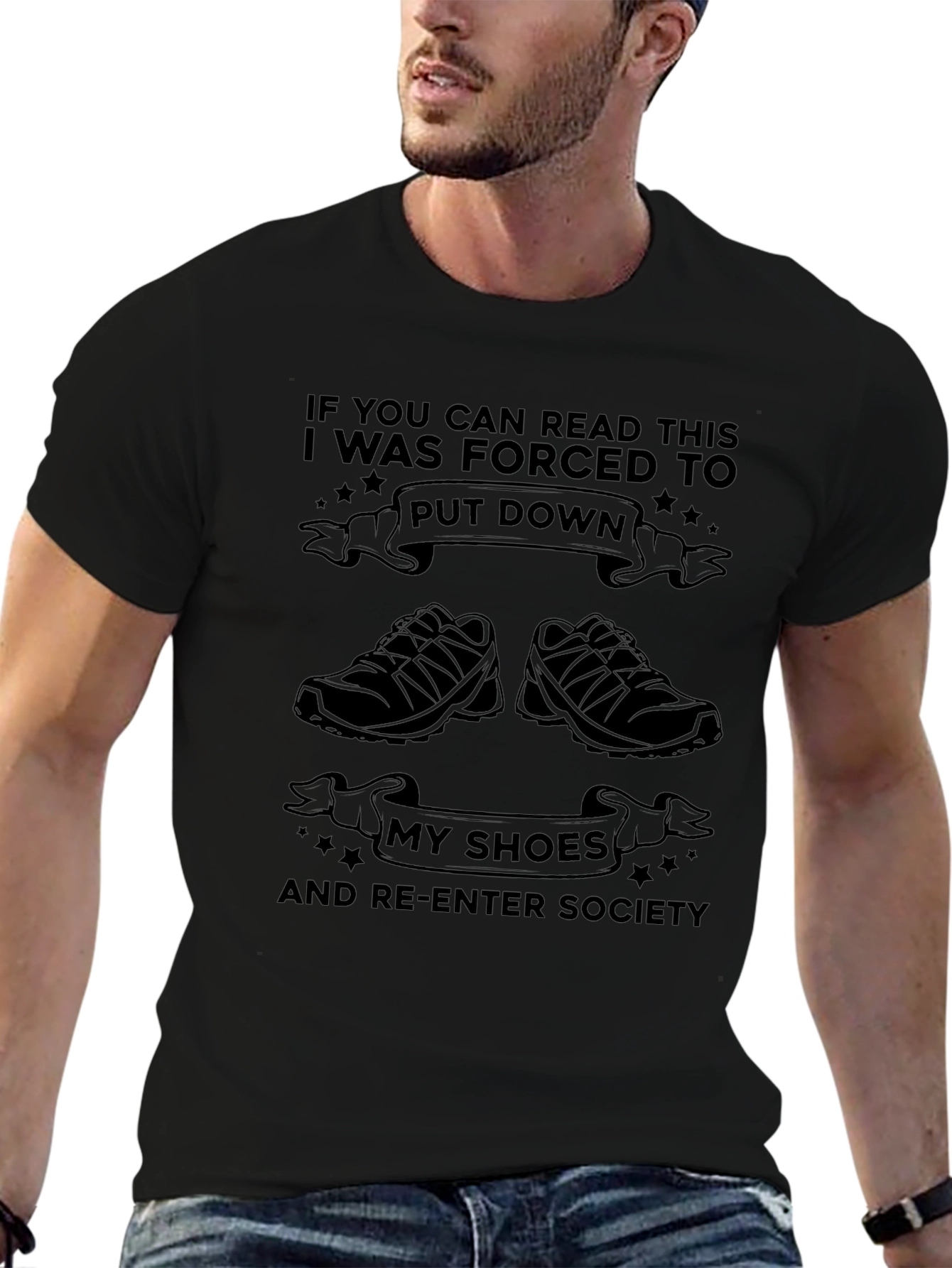 Forced to Put Down My Shoes T-Shirt