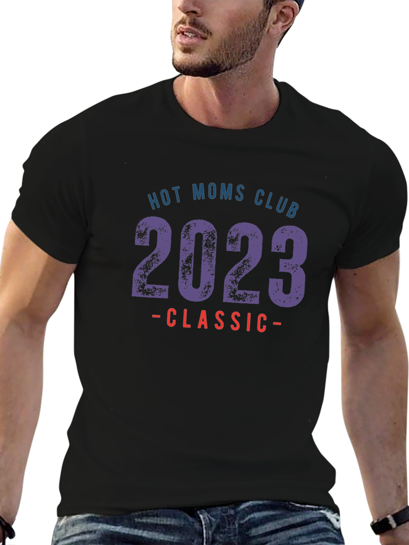 Hot Moms Club 2023 Classic Black T-Shirt