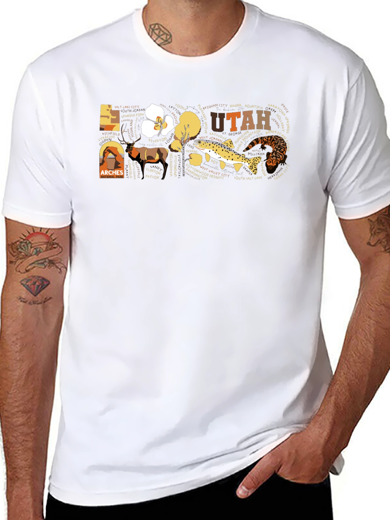 Utah State Pride Graphic Tee