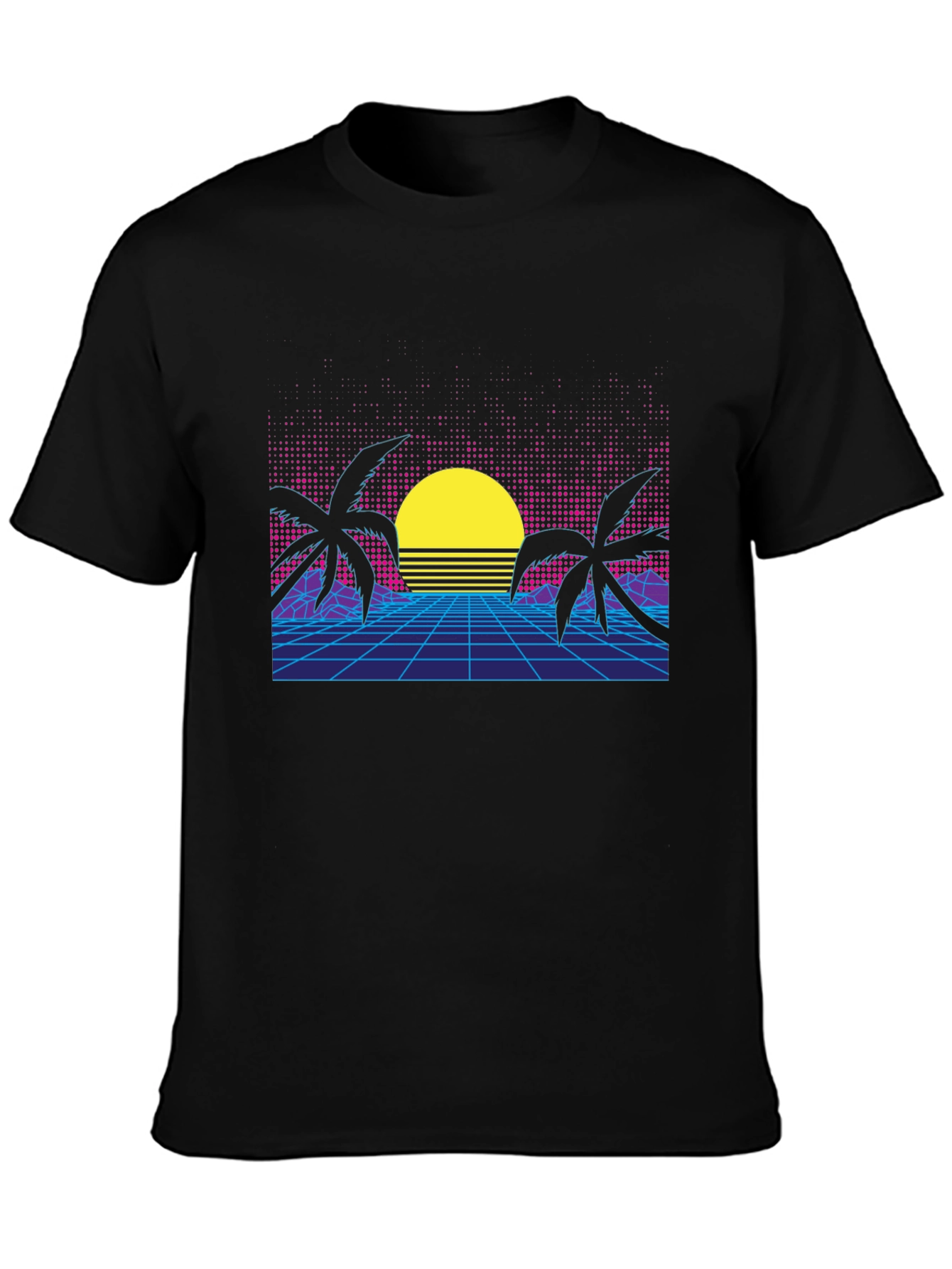 Retro Sunset T-Shirt 80s Style Tee