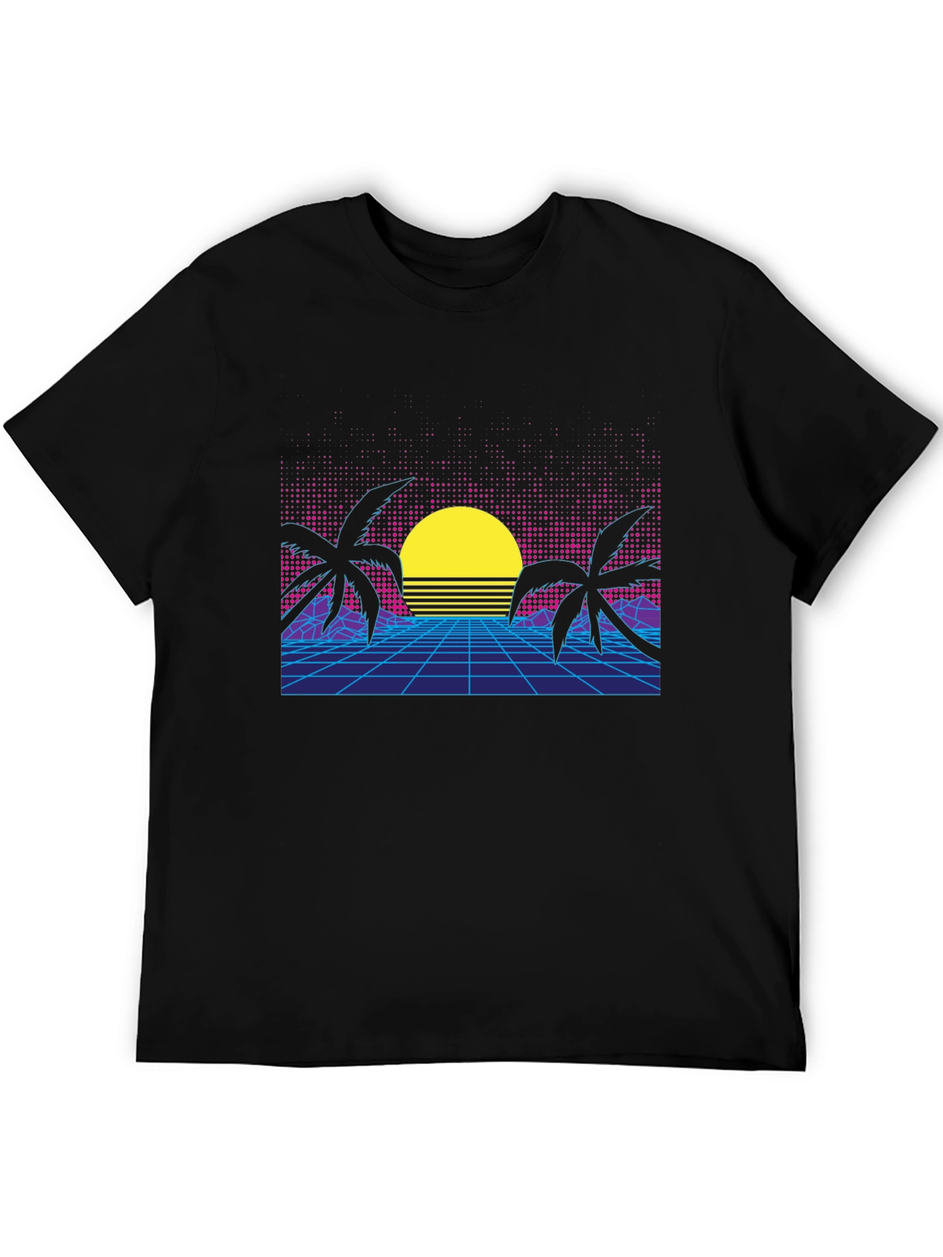 Retro Sunset T-Shirt 80s Style Tee