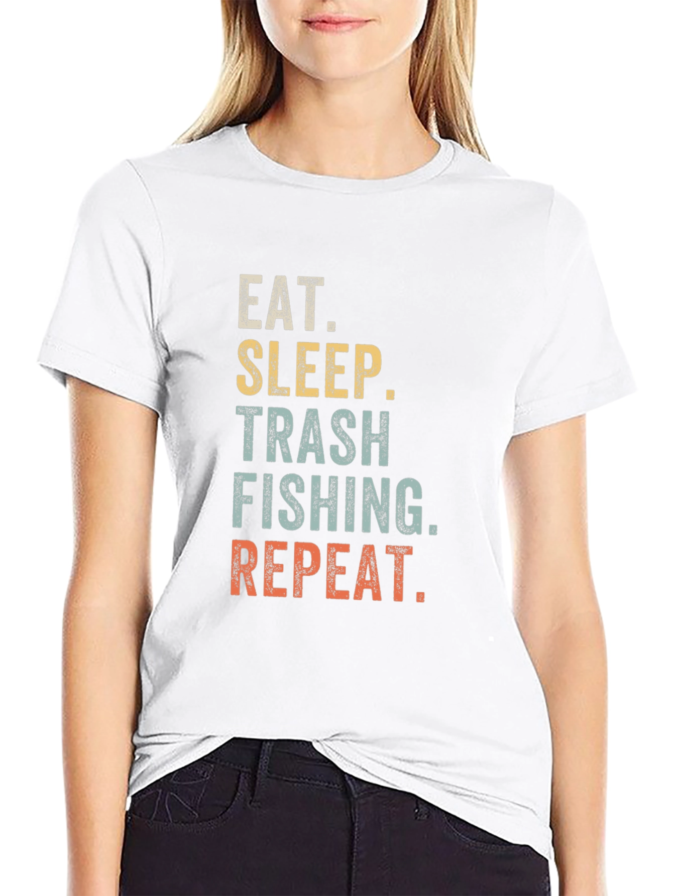 Eat Sleep Trash Fishing Repeat T-Shirt