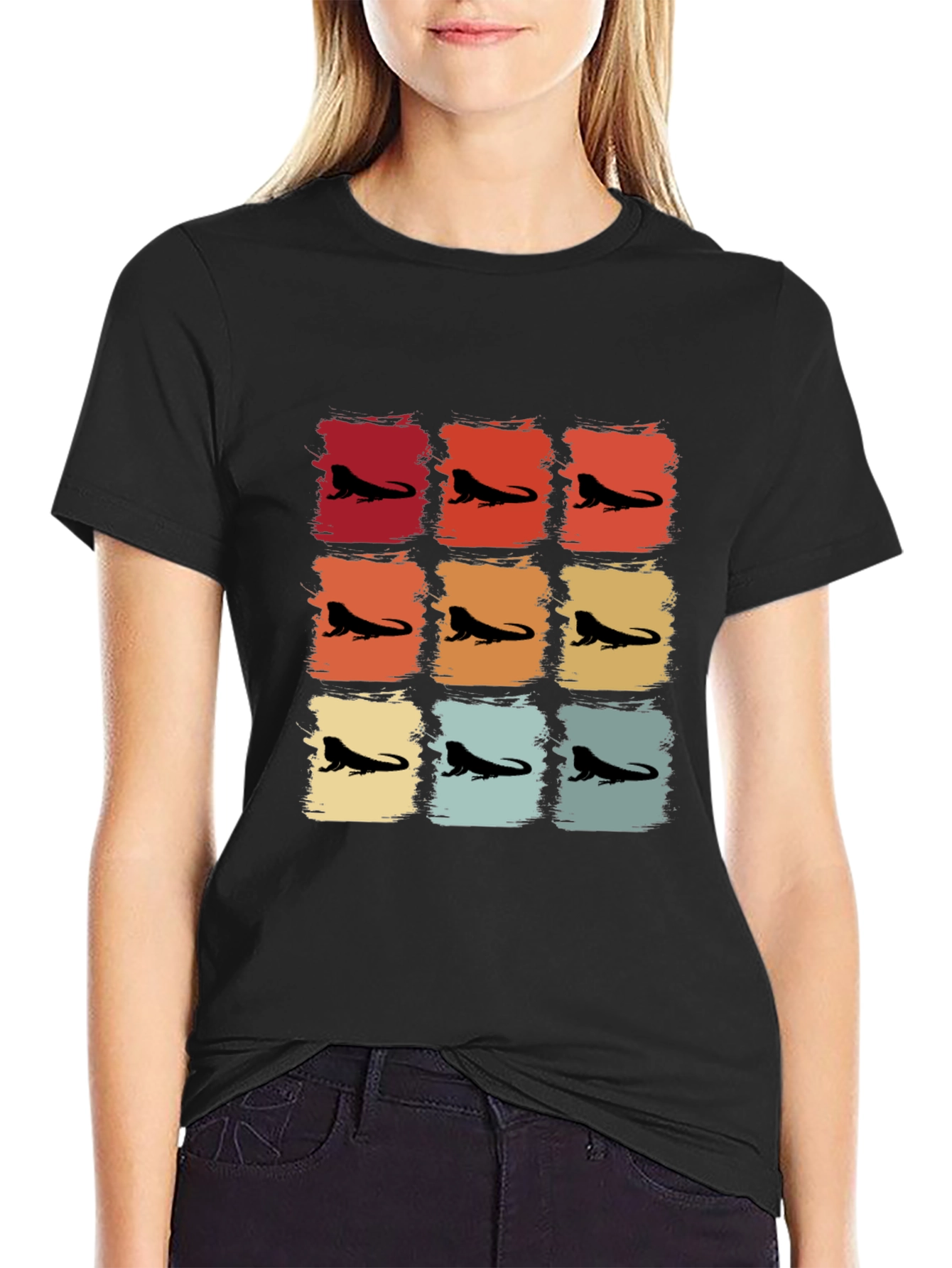Retro Bearded Dragon T-Shirt - Cool Reptile Tee