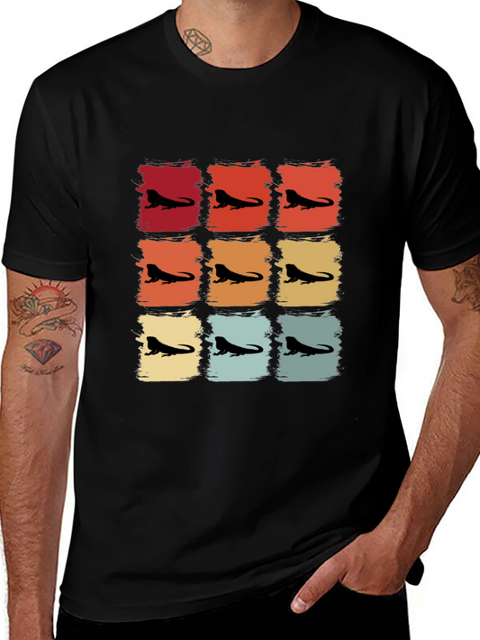Retro Bearded Dragon T-Shirt - Cool Reptile Tee