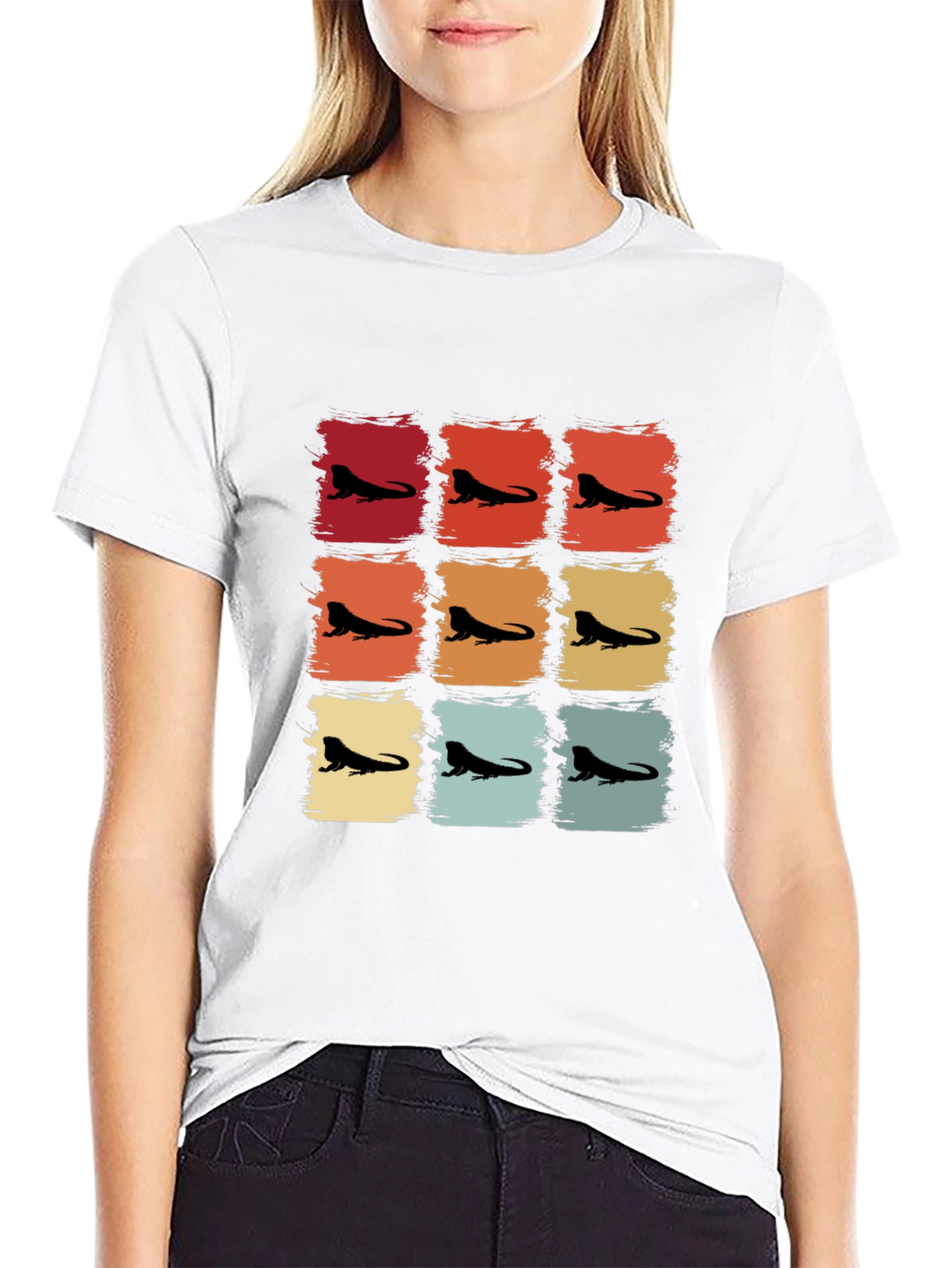 Retro Bearded Dragon T-Shirt - Cool Reptile Tee