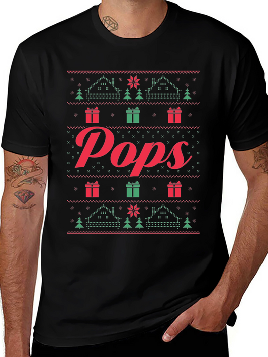 Pops Ugly Christmas Sweater T-Shirt