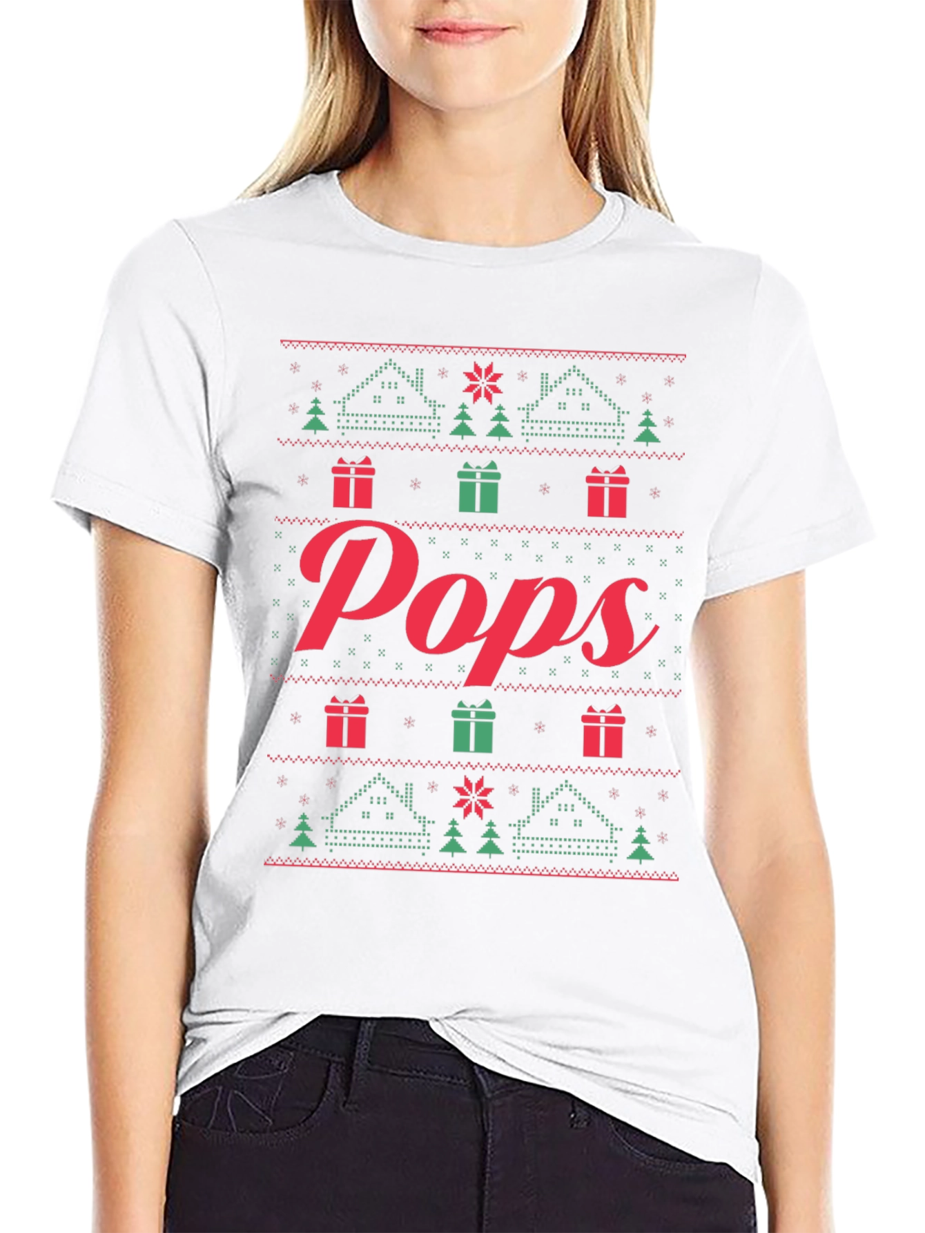 Pops Ugly Christmas Sweater T-Shirt