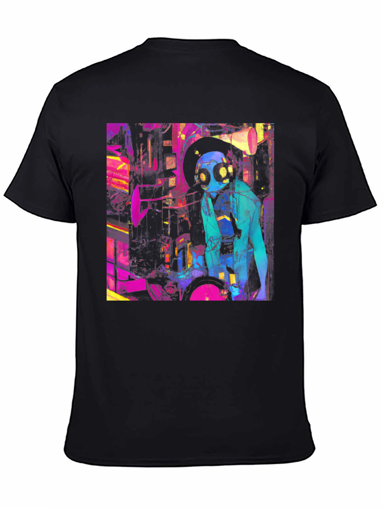 Cyberpunk T-Shirt - Vibrant Graphic Tee