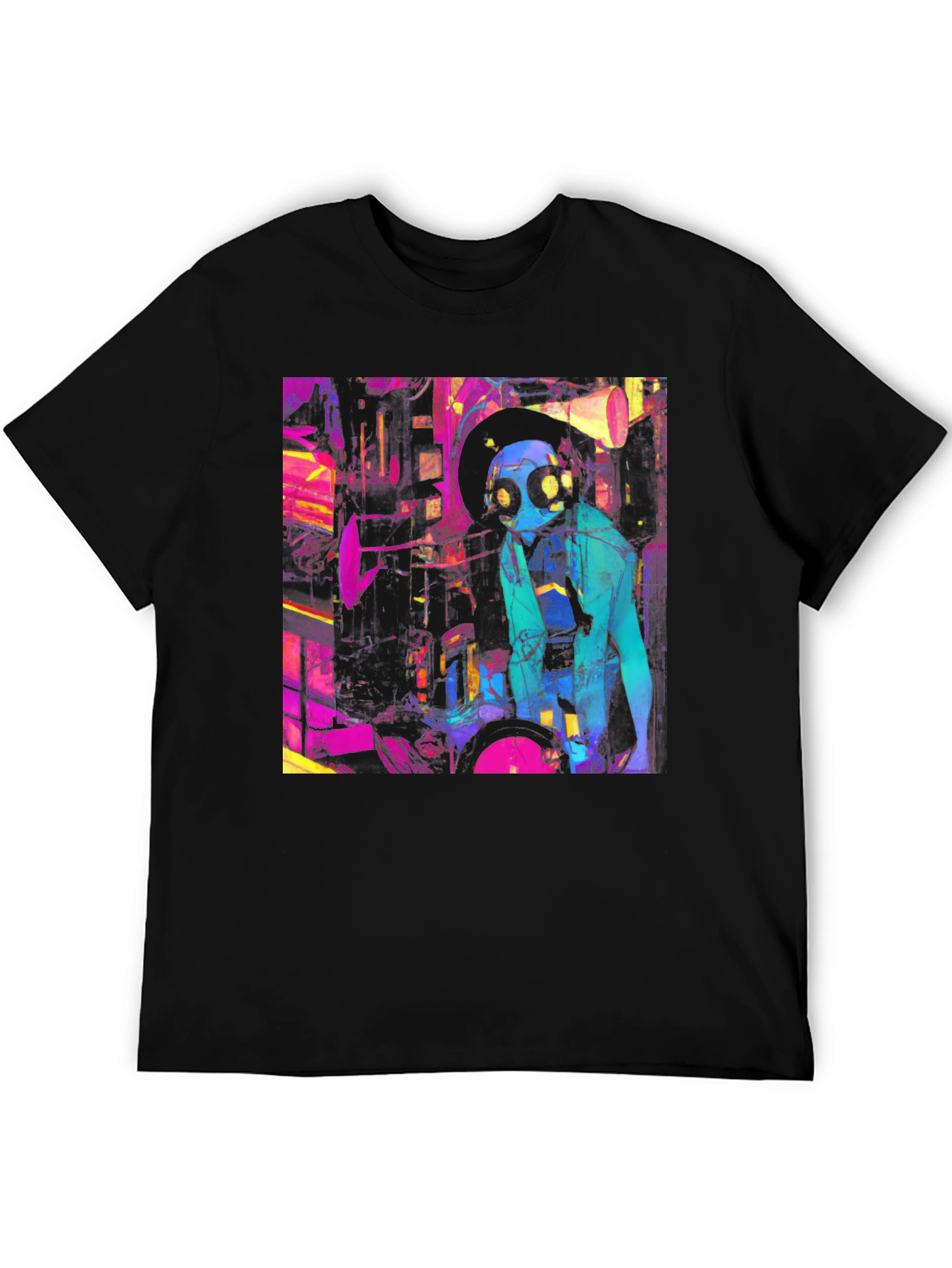 Cyberpunk T-Shirt - Vibrant Graphic Tee