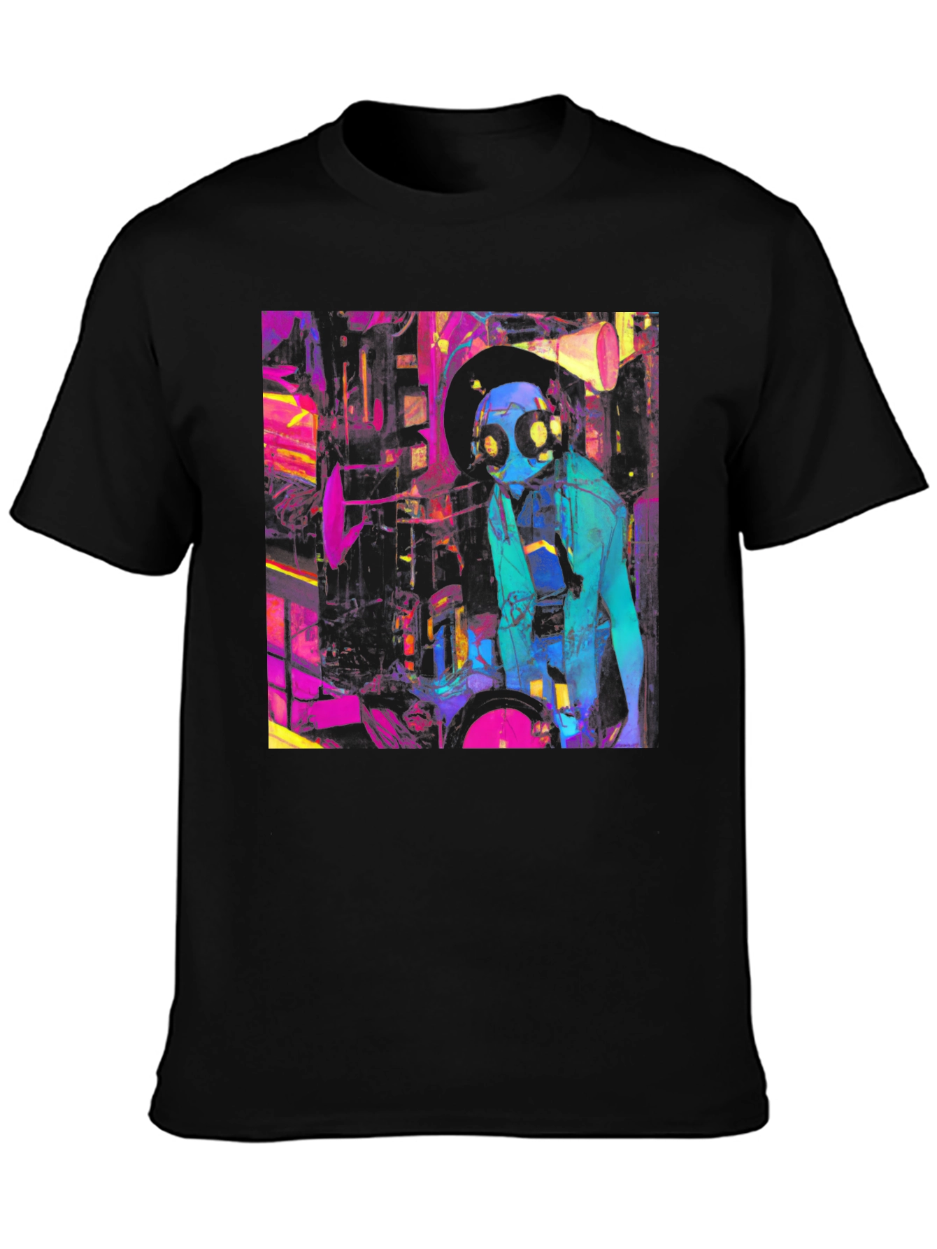 Cyberpunk T-Shirt - Vibrant Graphic Tee