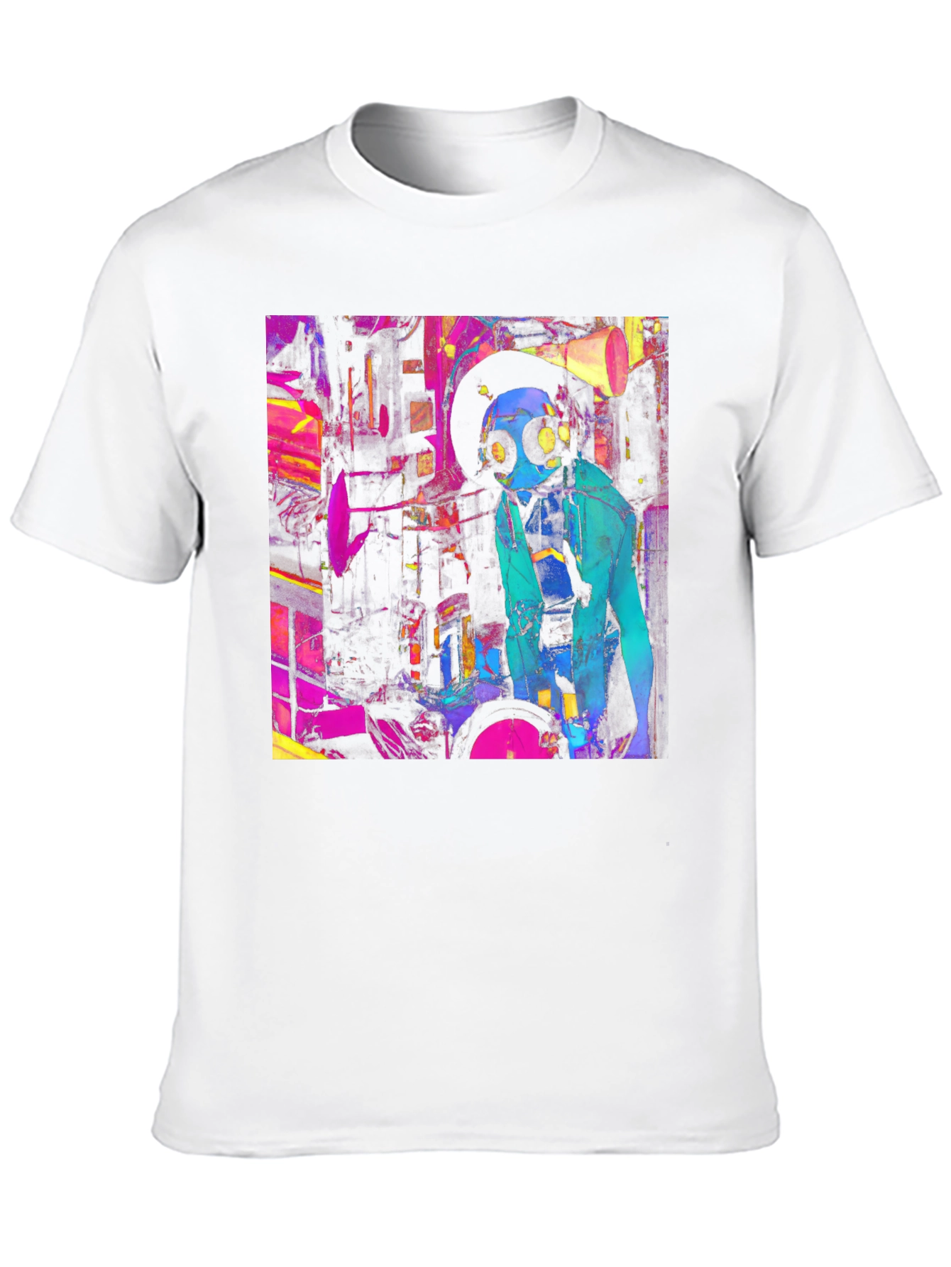 Cyberpunk T-Shirt - Vibrant Graphic Tee