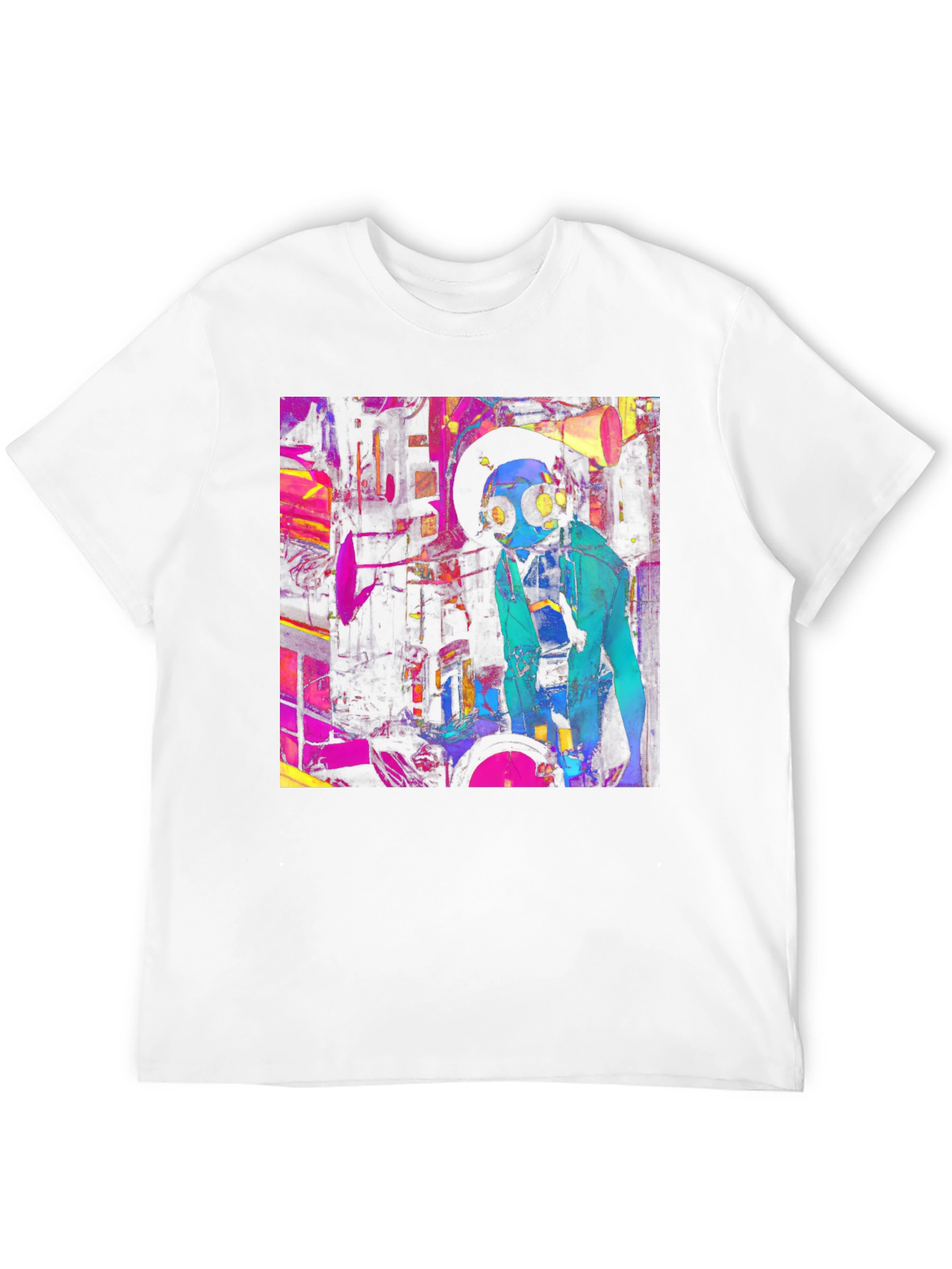 Cyberpunk T-Shirt - Vibrant Graphic Tee