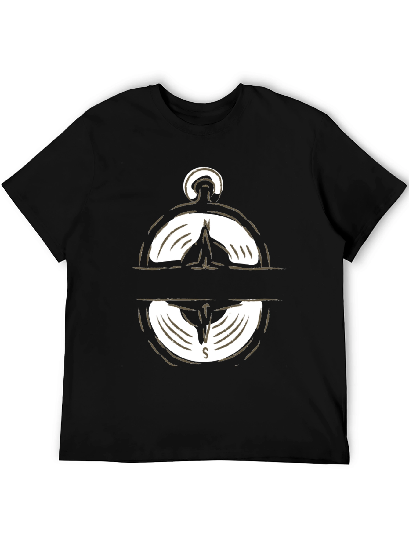 Compass Graphic Print T-Shirt