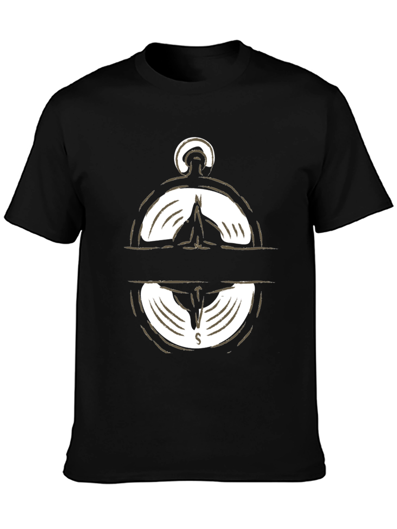 Compass Graphic Print T-Shirt