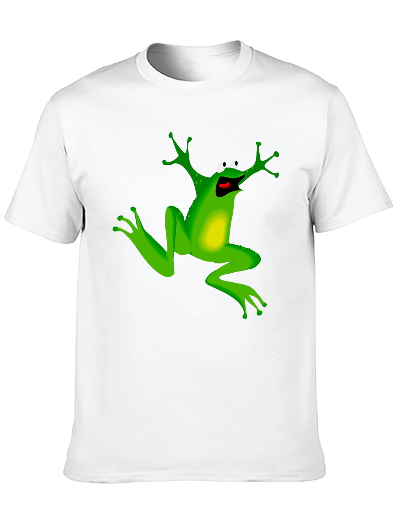 Funny Frog Graphic T-Shirt - Black