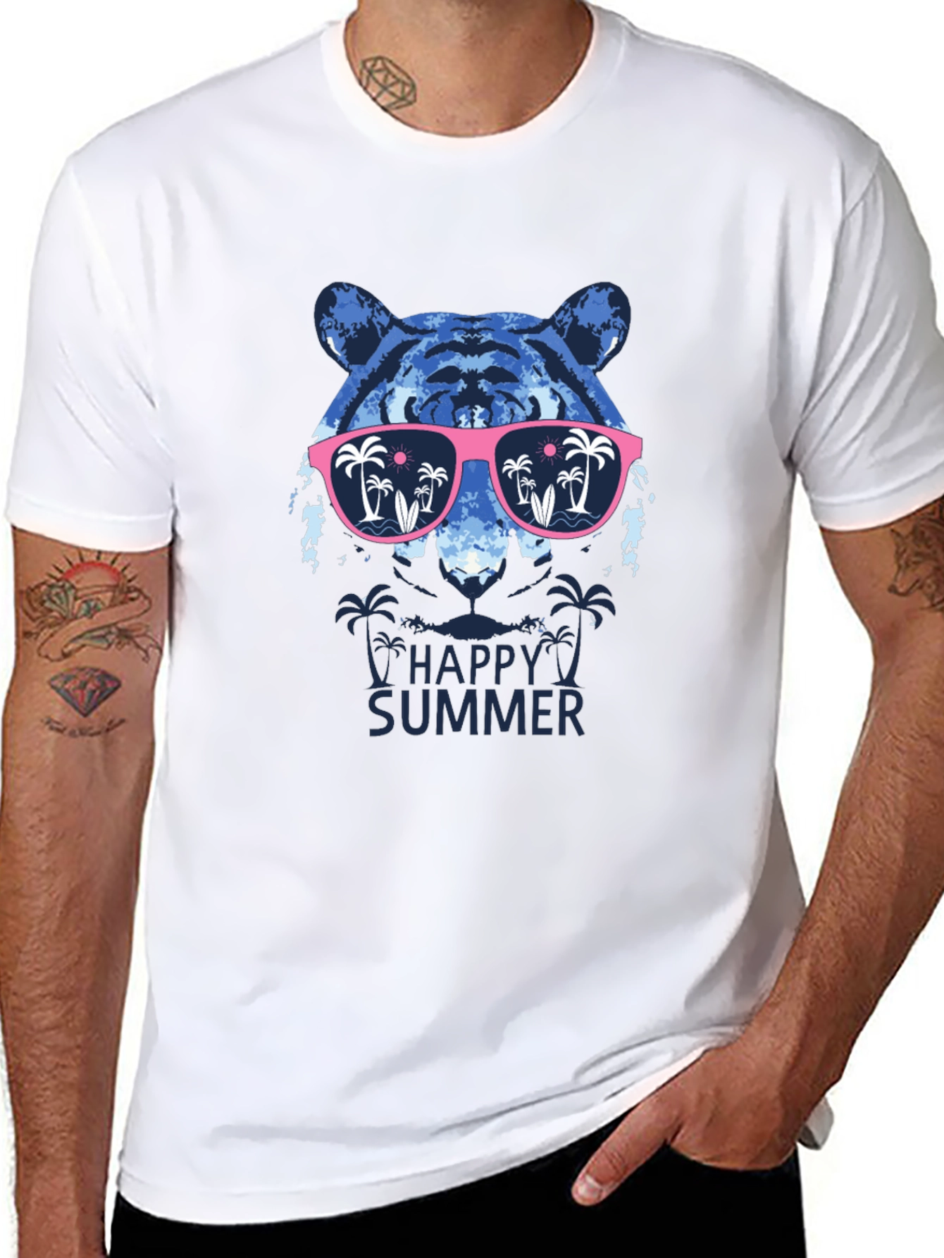 Tropical Tiger Summer Tee