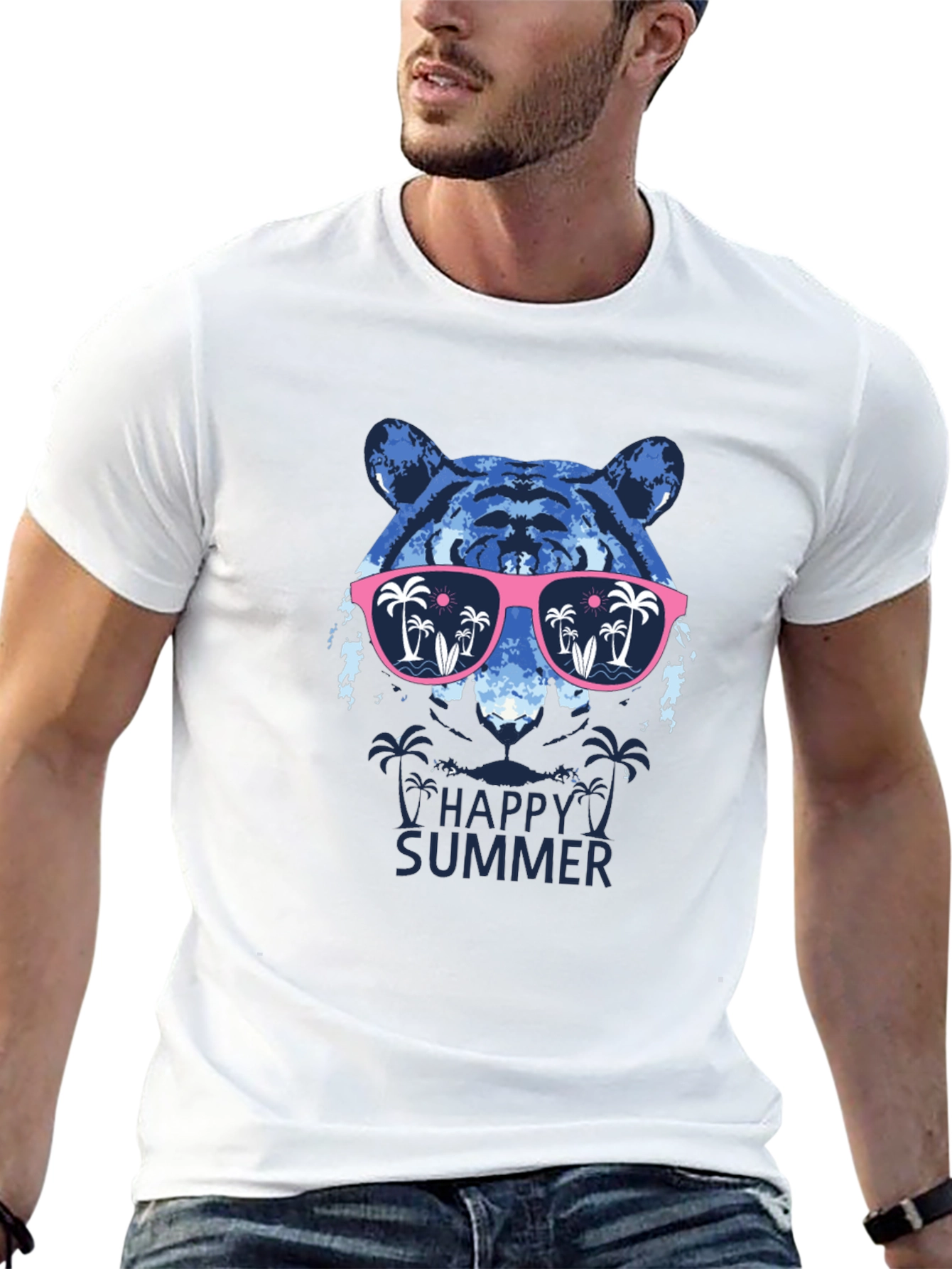 Tropical Tiger Summer Tee