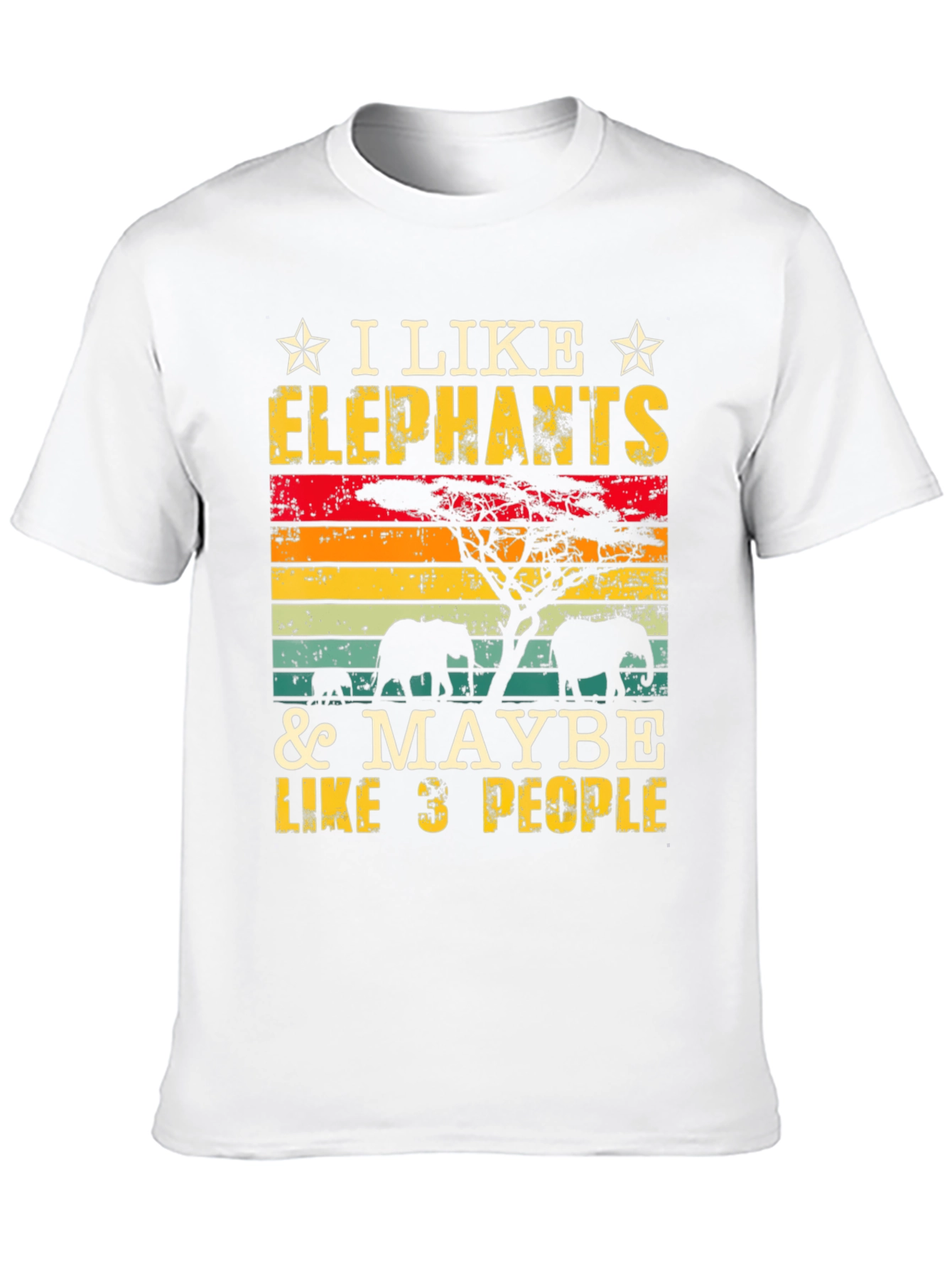 I Like Elephants Graphic T-Shirt