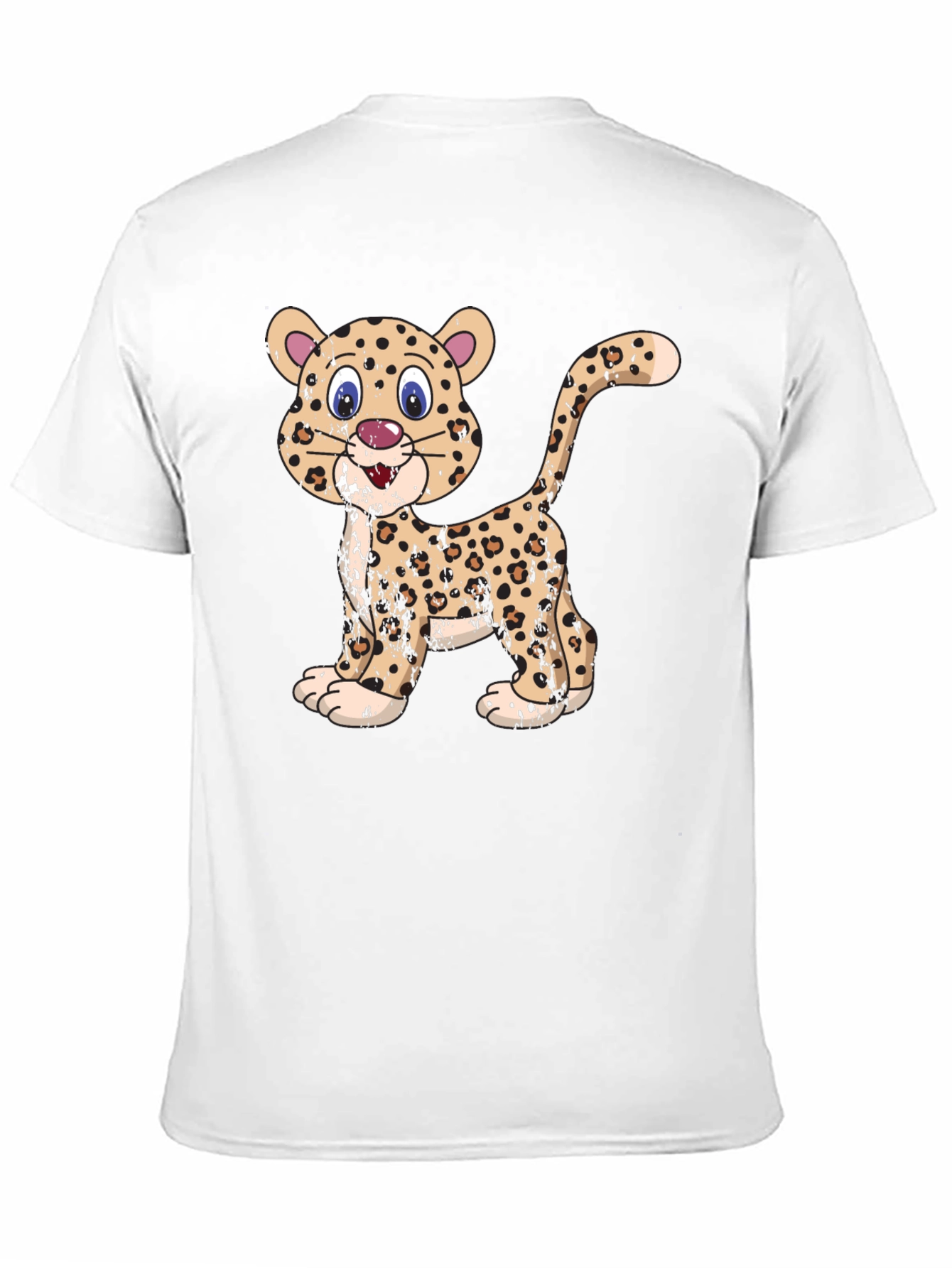 Leopard Graphic Black T-Shirt