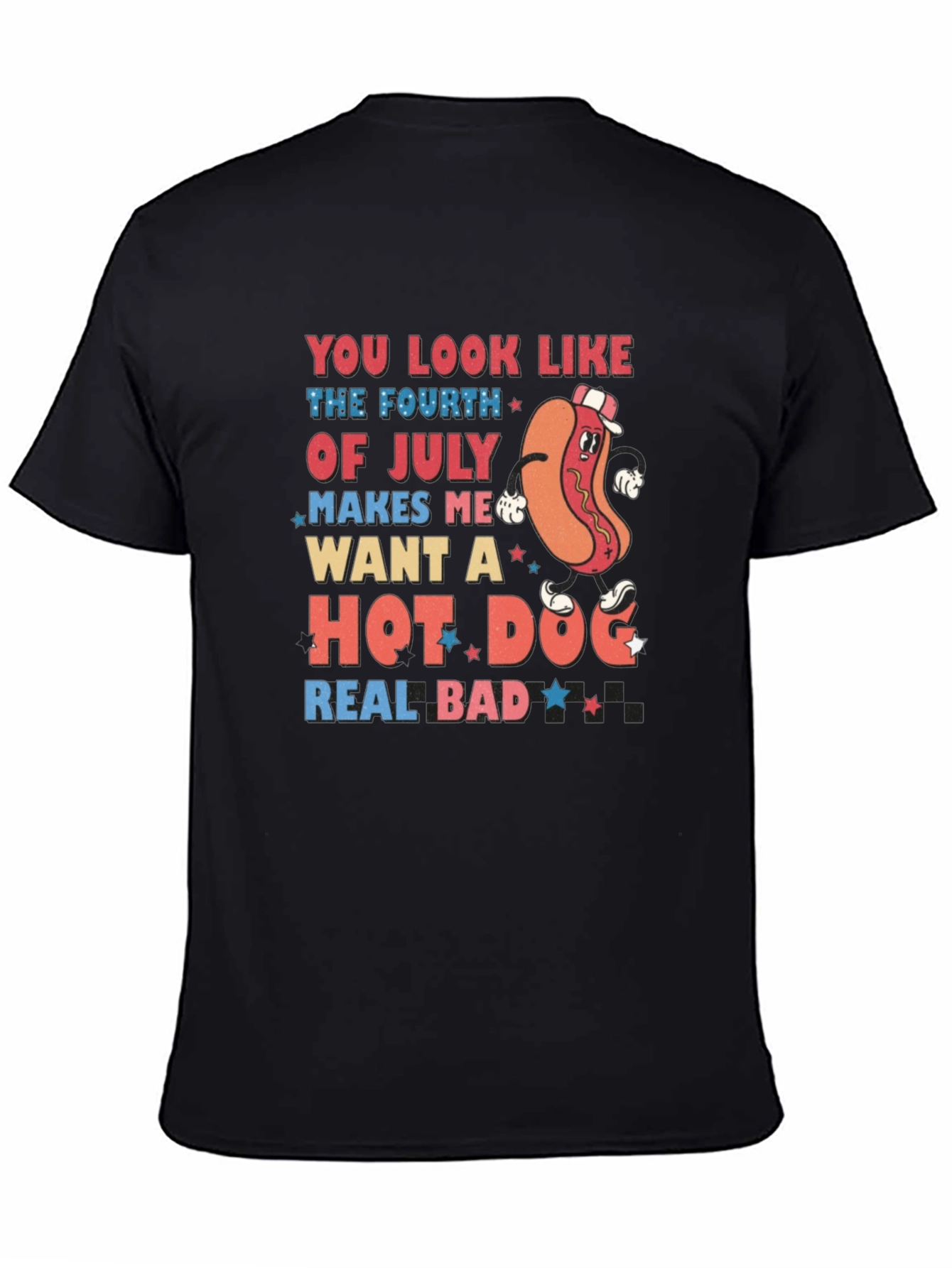 Fourth of July Hot Dog T-Shirt
