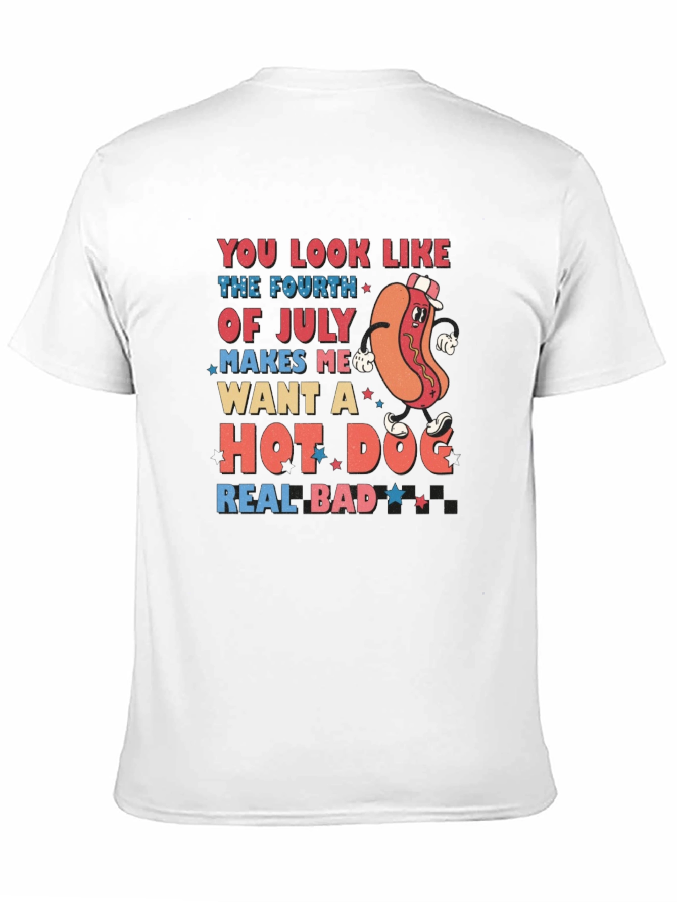 Fourth of July Hot Dog T-Shirt