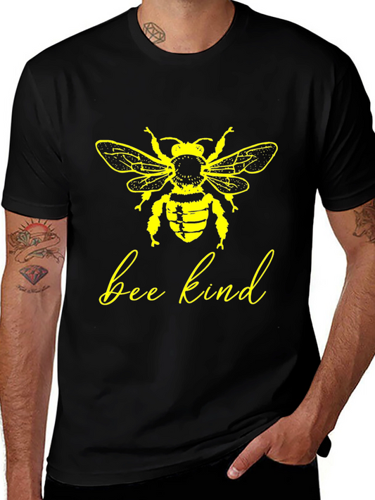 Bee Kind Graphic Tee - Black Short Sleeve T-Shirt
