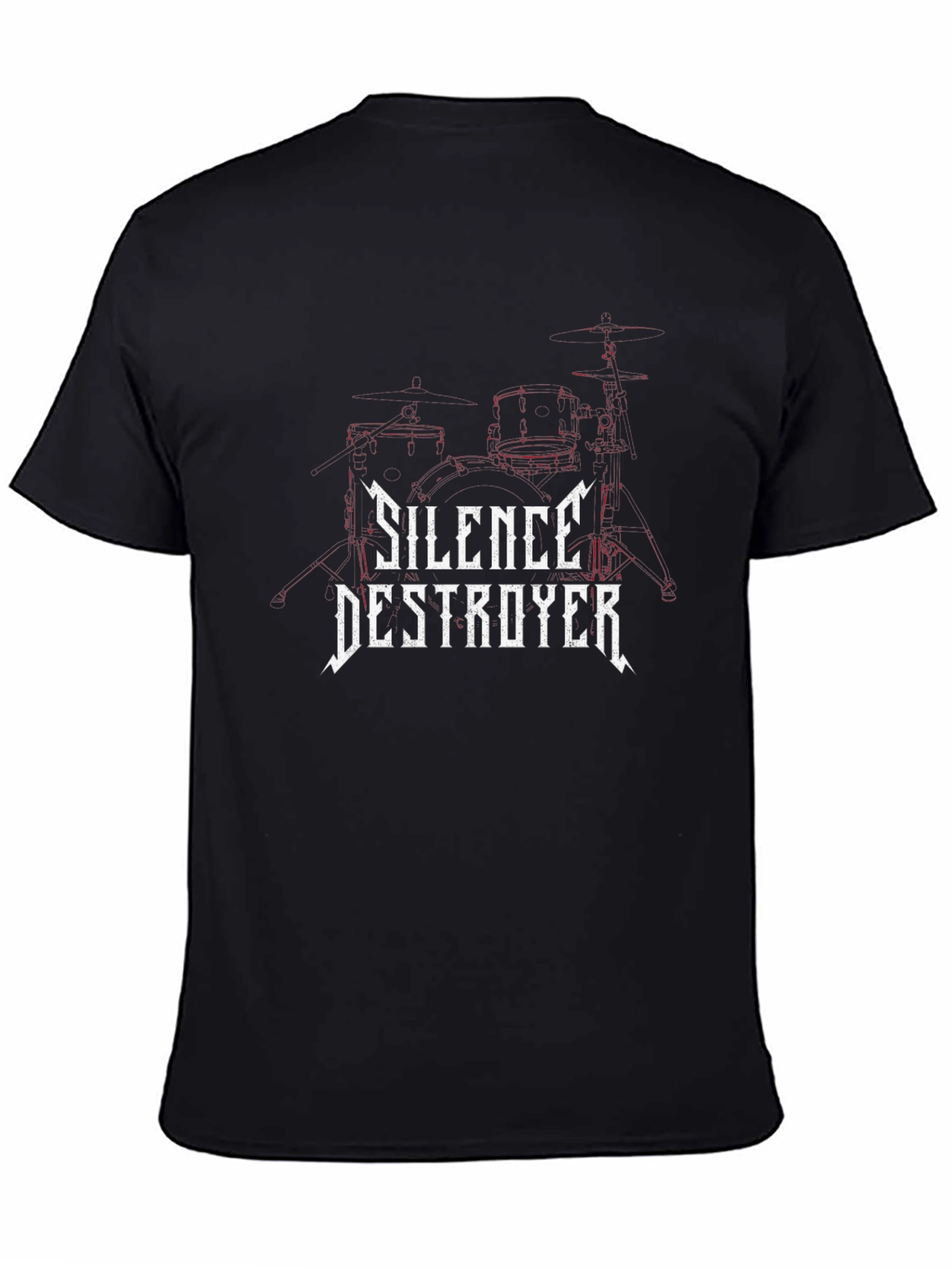 Silence Destroyer Black Graphic Tee