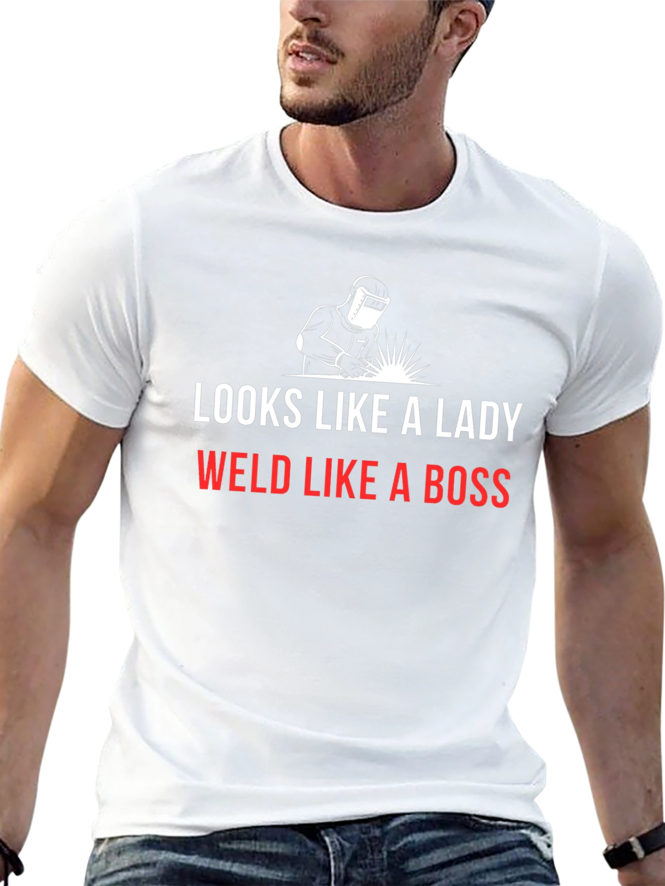 Looks Like a Lady Welds Like a Boss T-Shirt