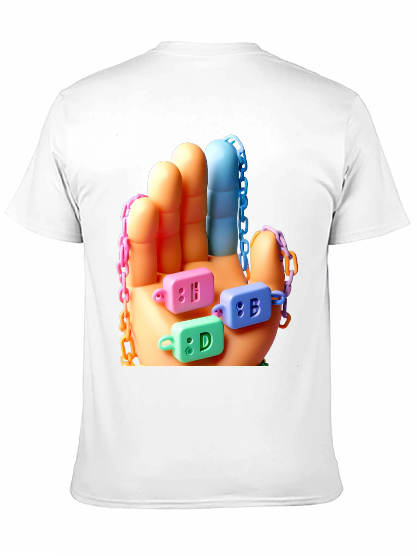 Colorful Hand Block T-Shirt