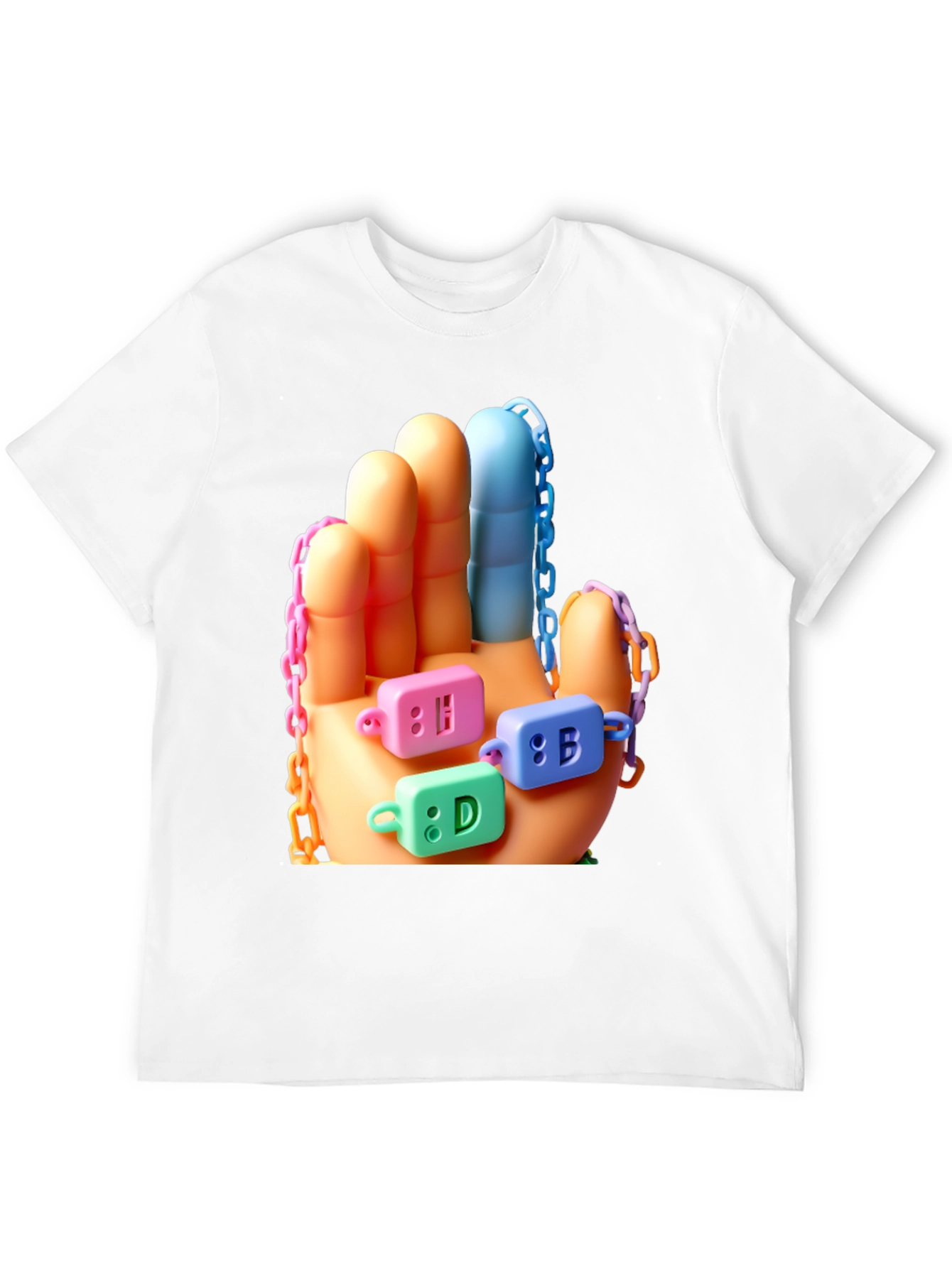 Colorful Hand Block T-Shirt