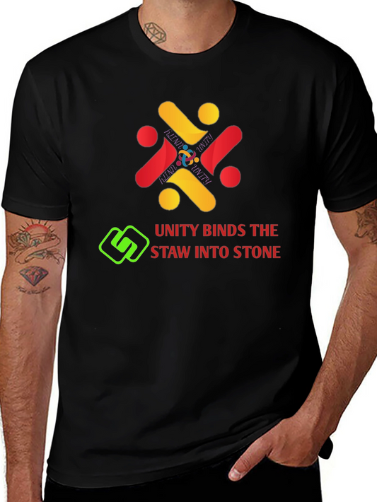 Unity Graphic Black T-Shirt