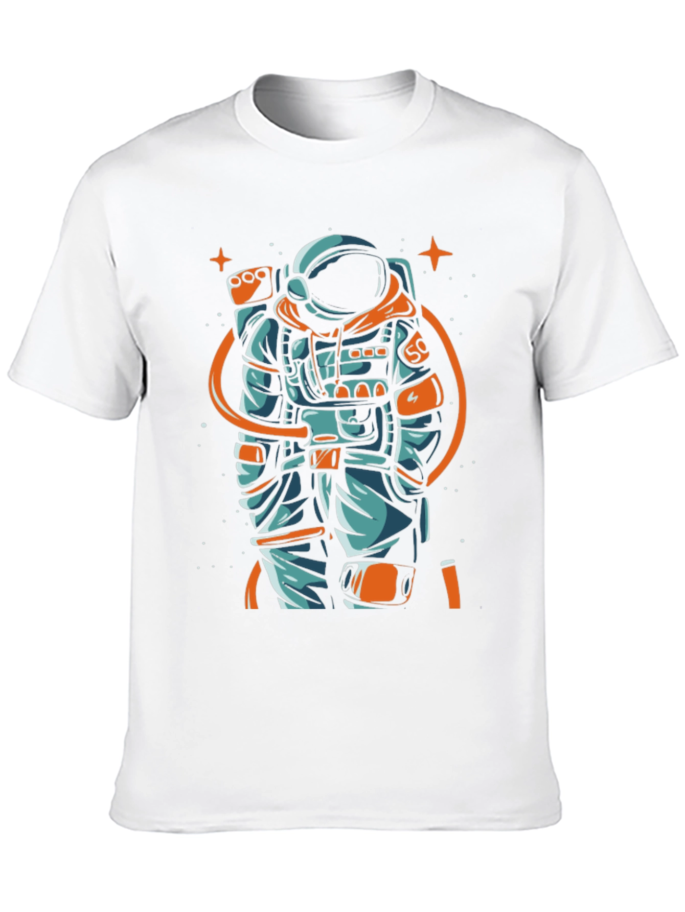Astronaut Graphic T-Shirt - Space Lover Tee