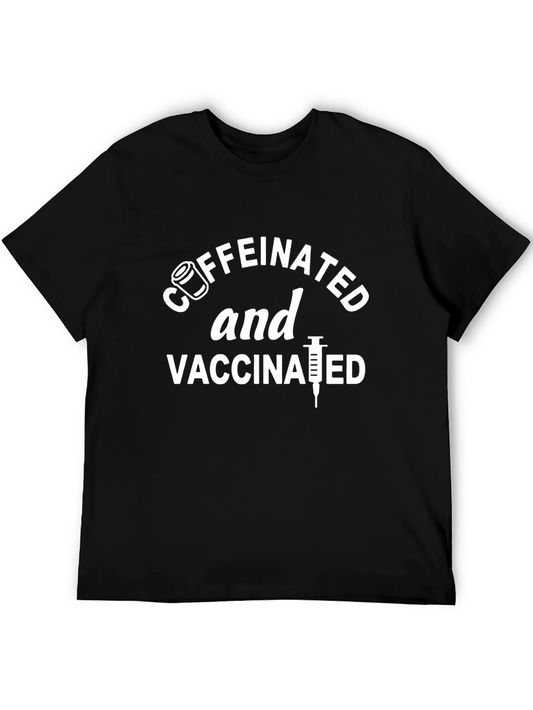 Caffeinated and Vaccinated Graphic Tee