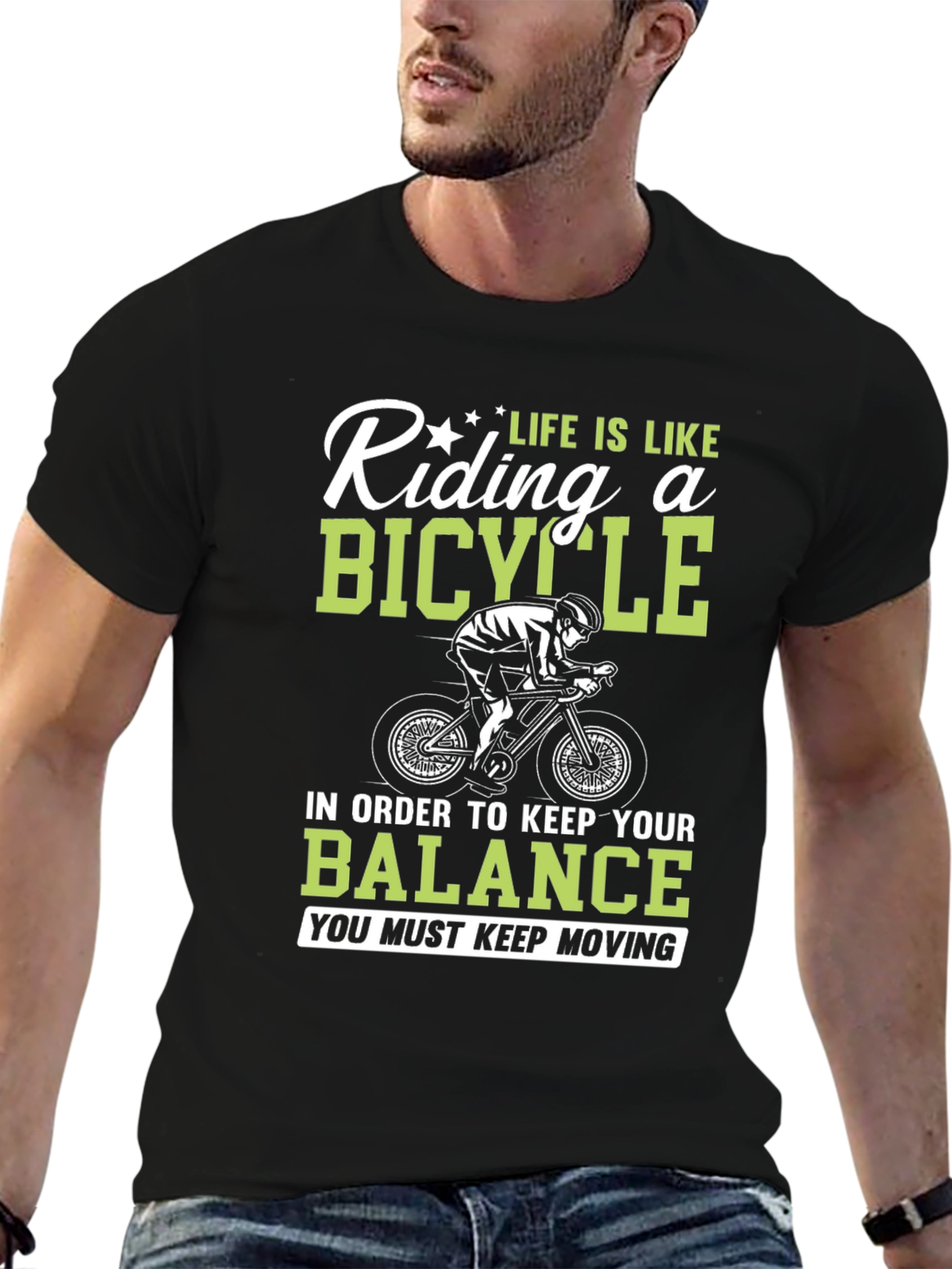 Life is Like Riding A Bicycle T-Shirt