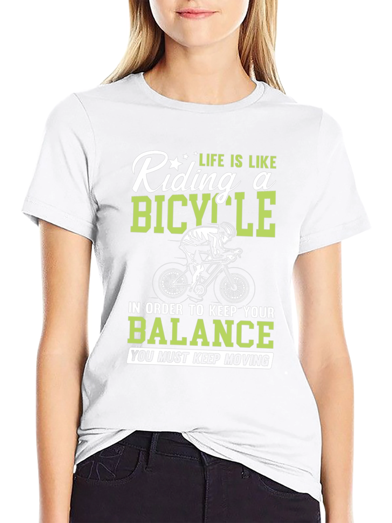 Life is Like Riding A Bicycle T-Shirt