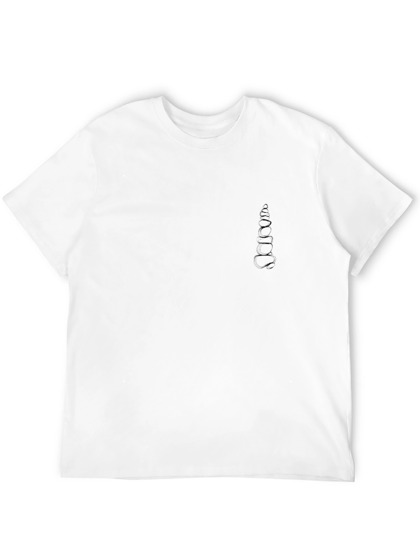Mens Black Crew Neck Short Sleeve T-Shirt