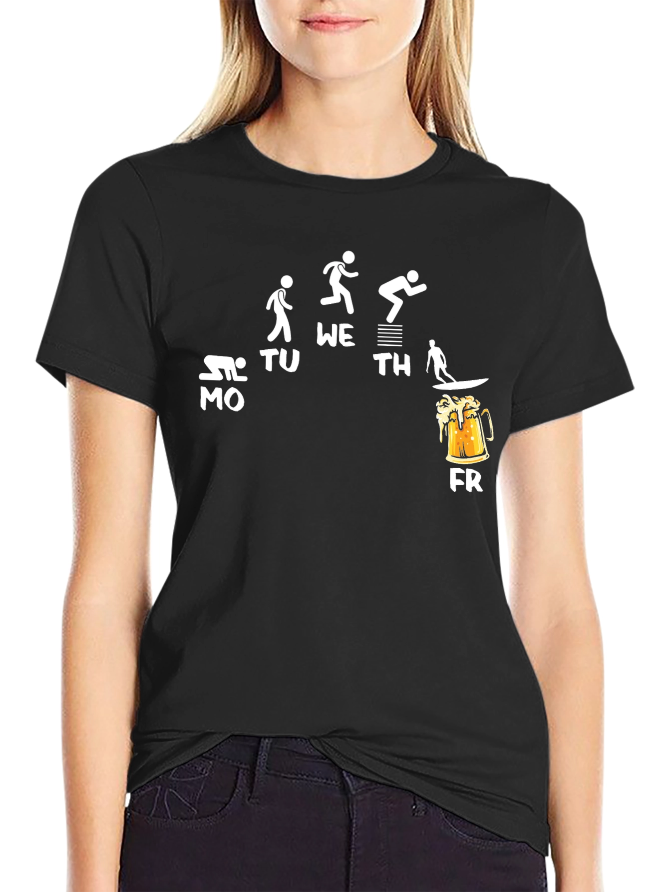 Funny Weekday Workout T-Shirt