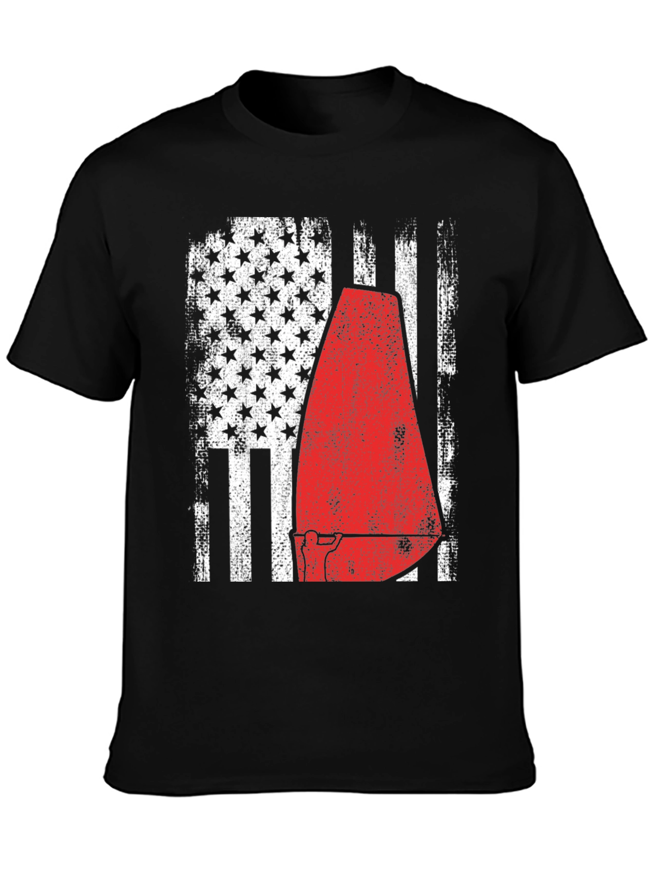 American Flag Fire Hydrant T-Shirt
