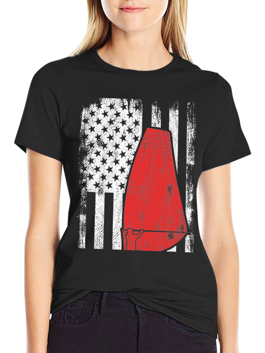 American Flag Fire Hydrant T-Shirt