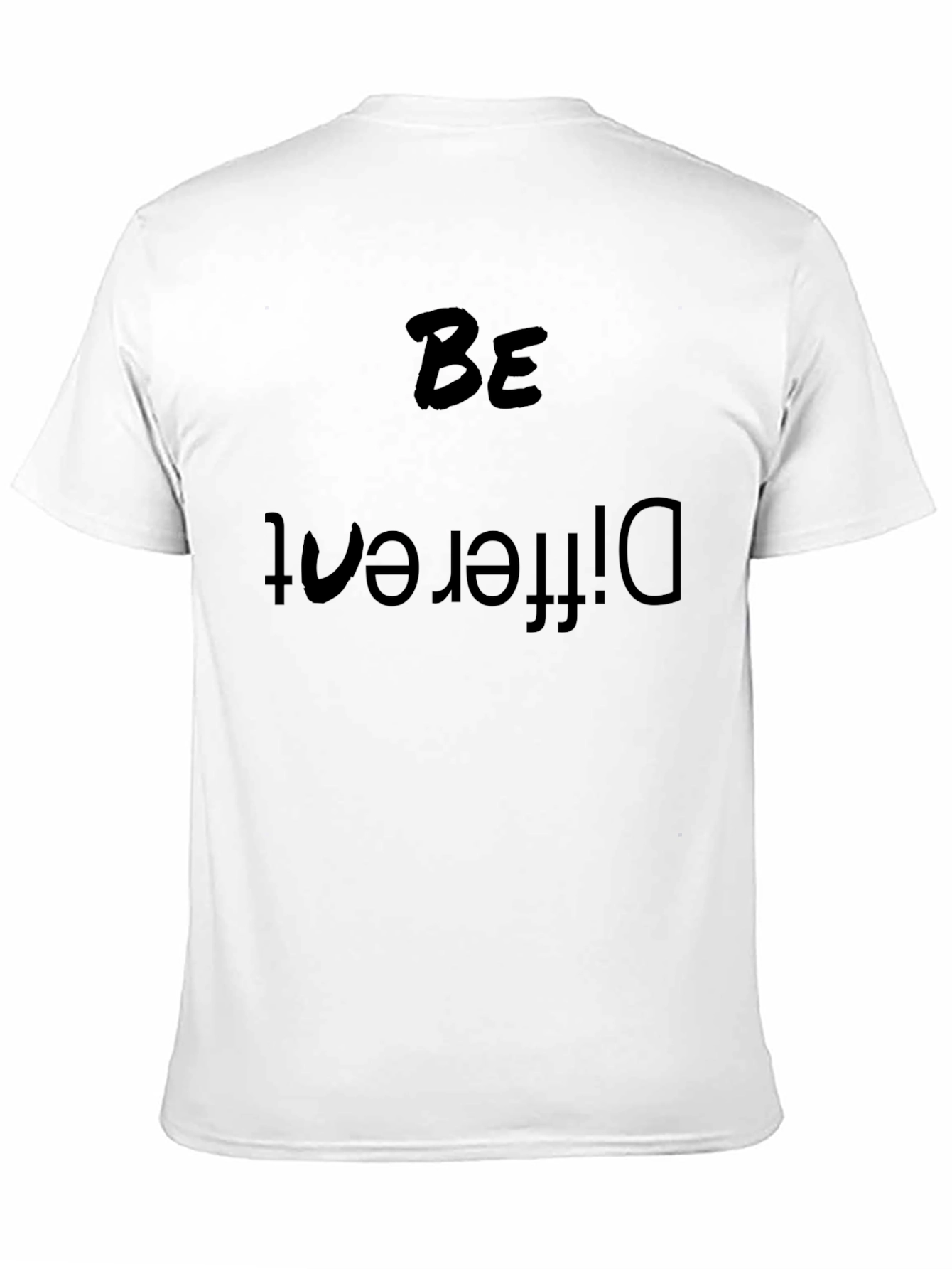 Be Different Black Tee - Statement T-Shirt