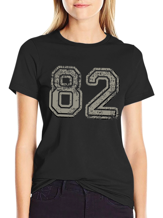 Vintage Number 82 Graphic Tee