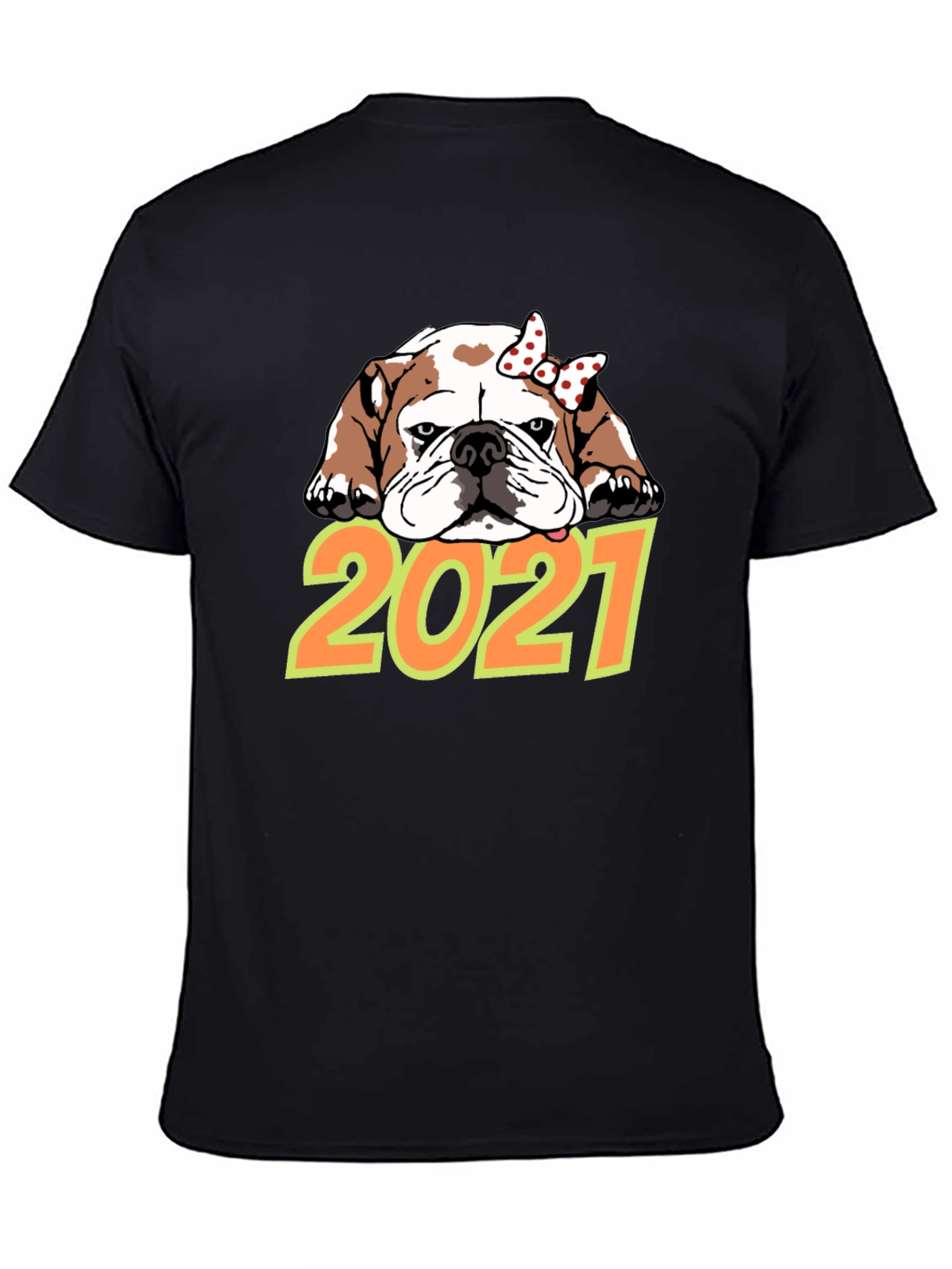 Bulldog 2021 T-Shirt Cute Dog Tee