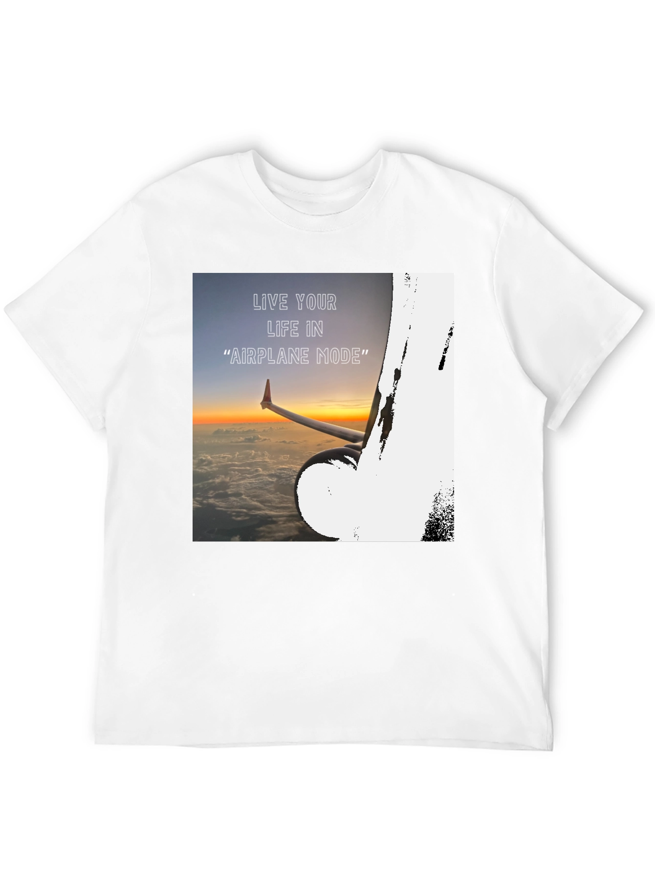Airplane Mode Graphic Tee - Travel Ready!