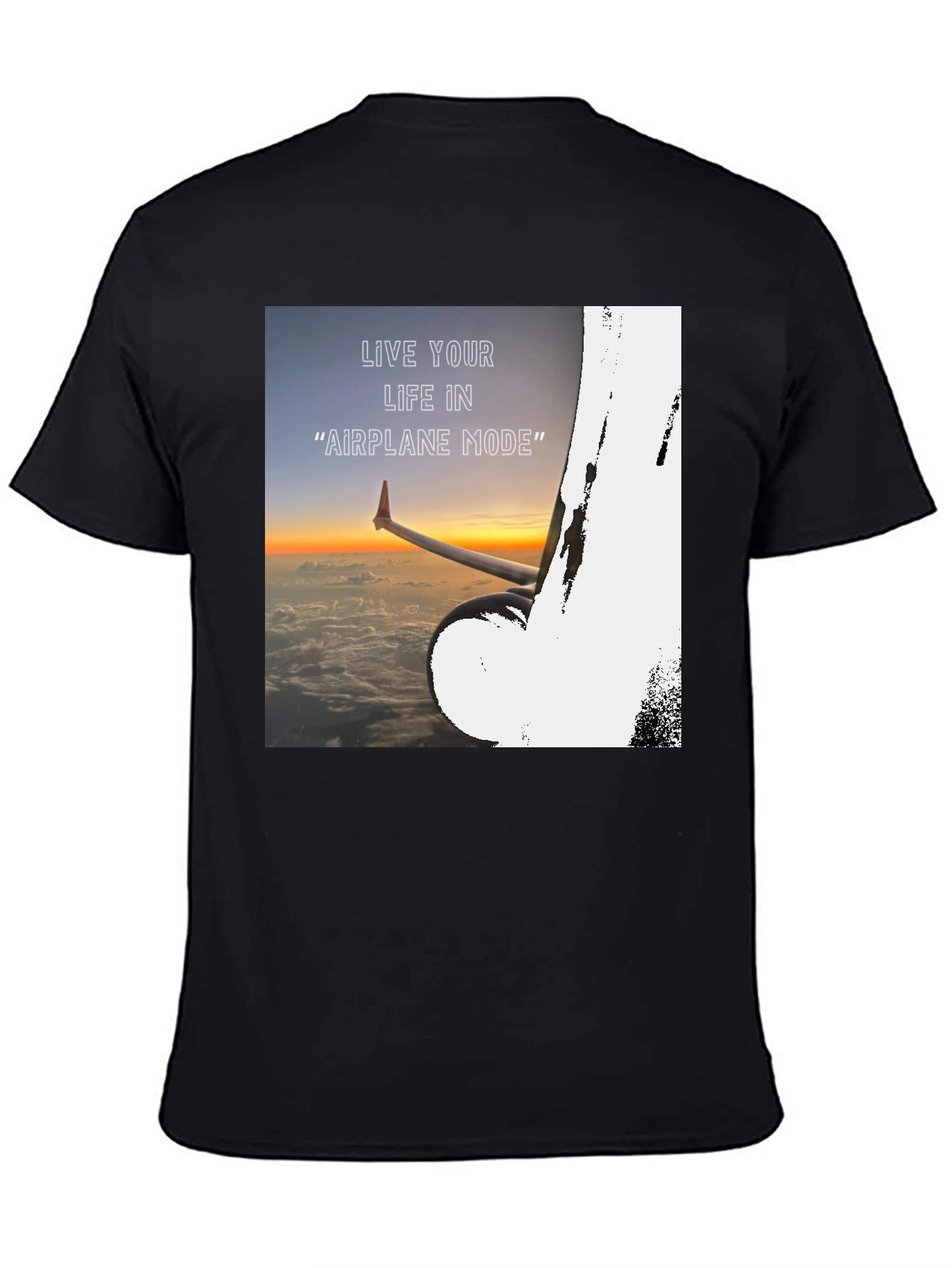 Airplane Mode Graphic Tee - Travel Ready!
