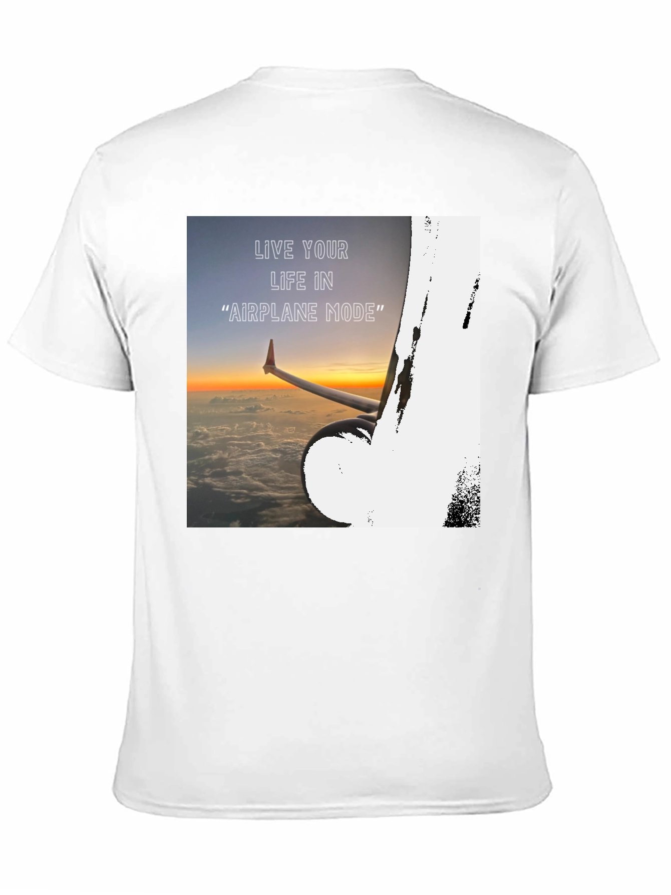 Airplane Mode Graphic Tee - Travel Ready!