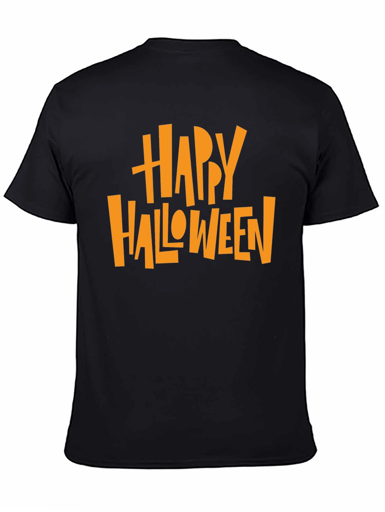 Happy Halloween Graphic Tee - Black