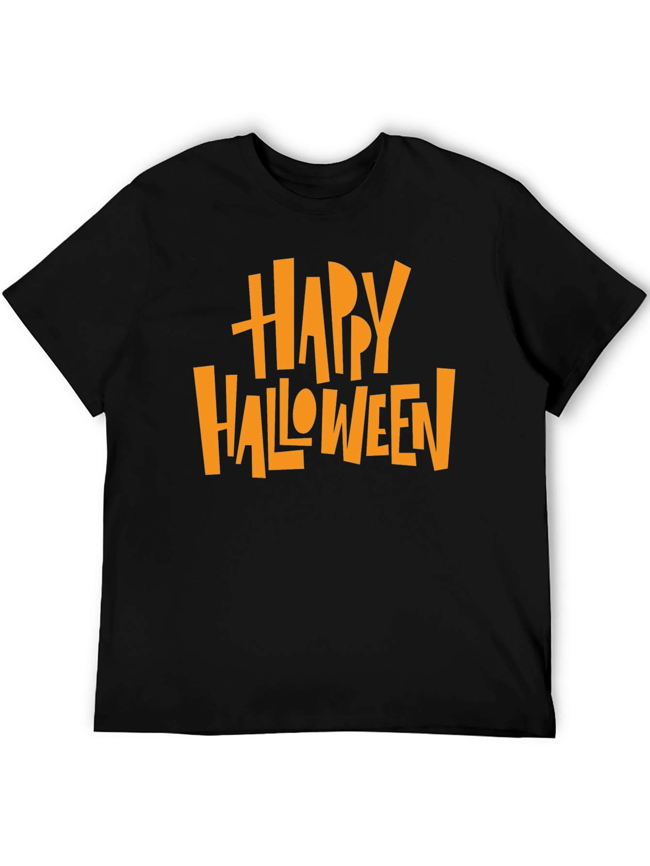 Happy Halloween Graphic Tee - Black